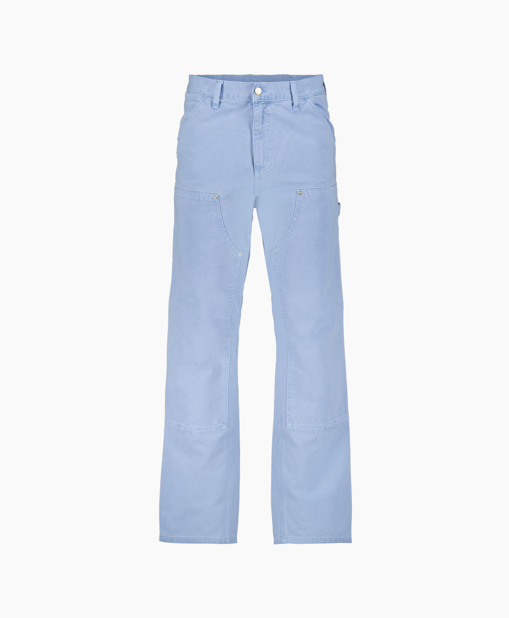 Carhartt Wip Broek Double Knee Licht Blauw