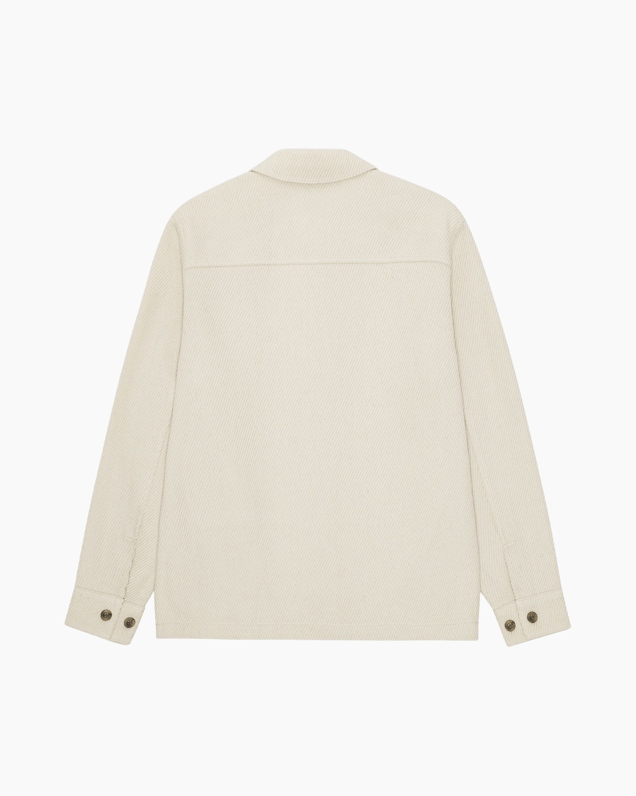 hemd, jas, beige, knopen voorkant, zakje