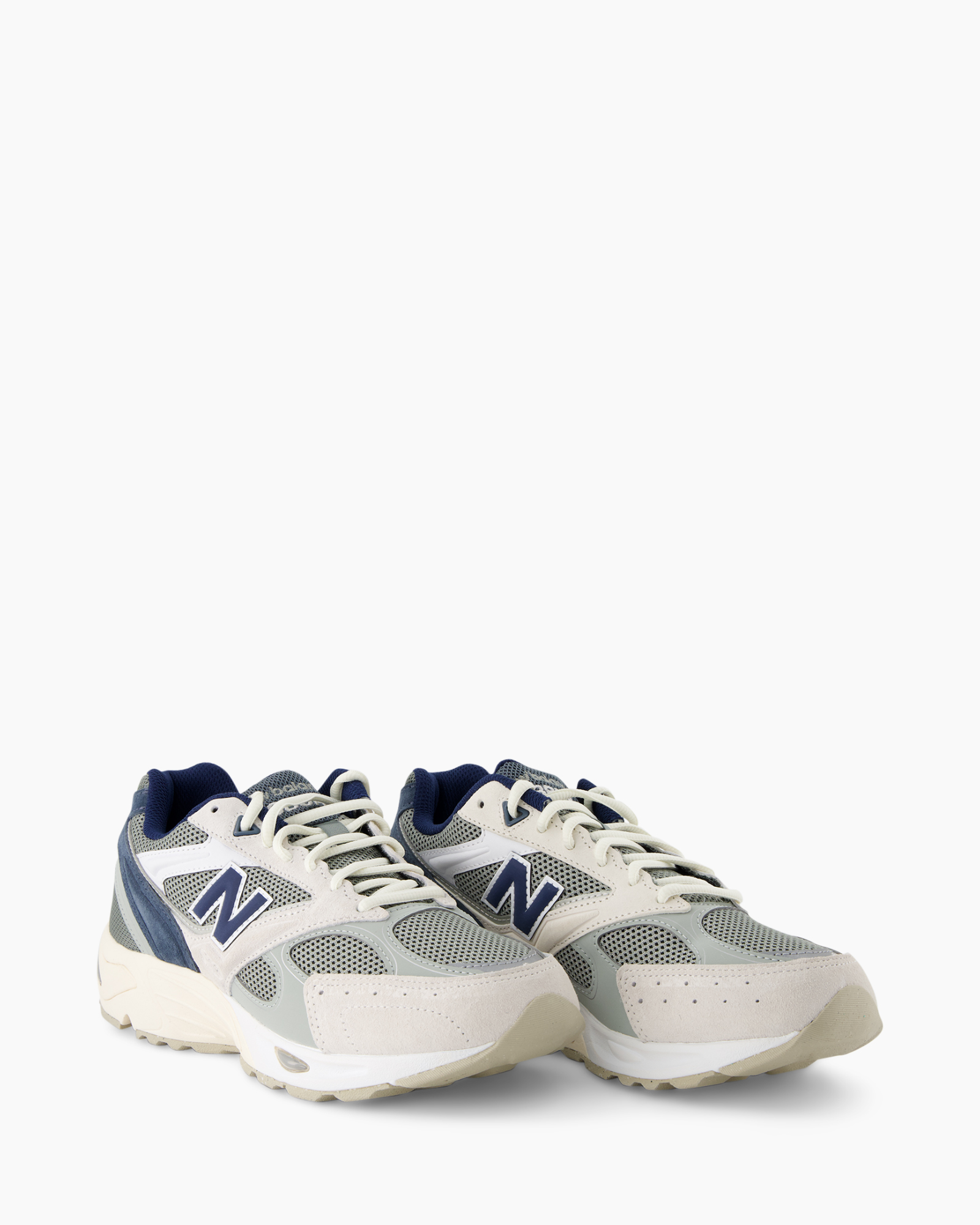 sneaker, running, mesh, blauw, grijs