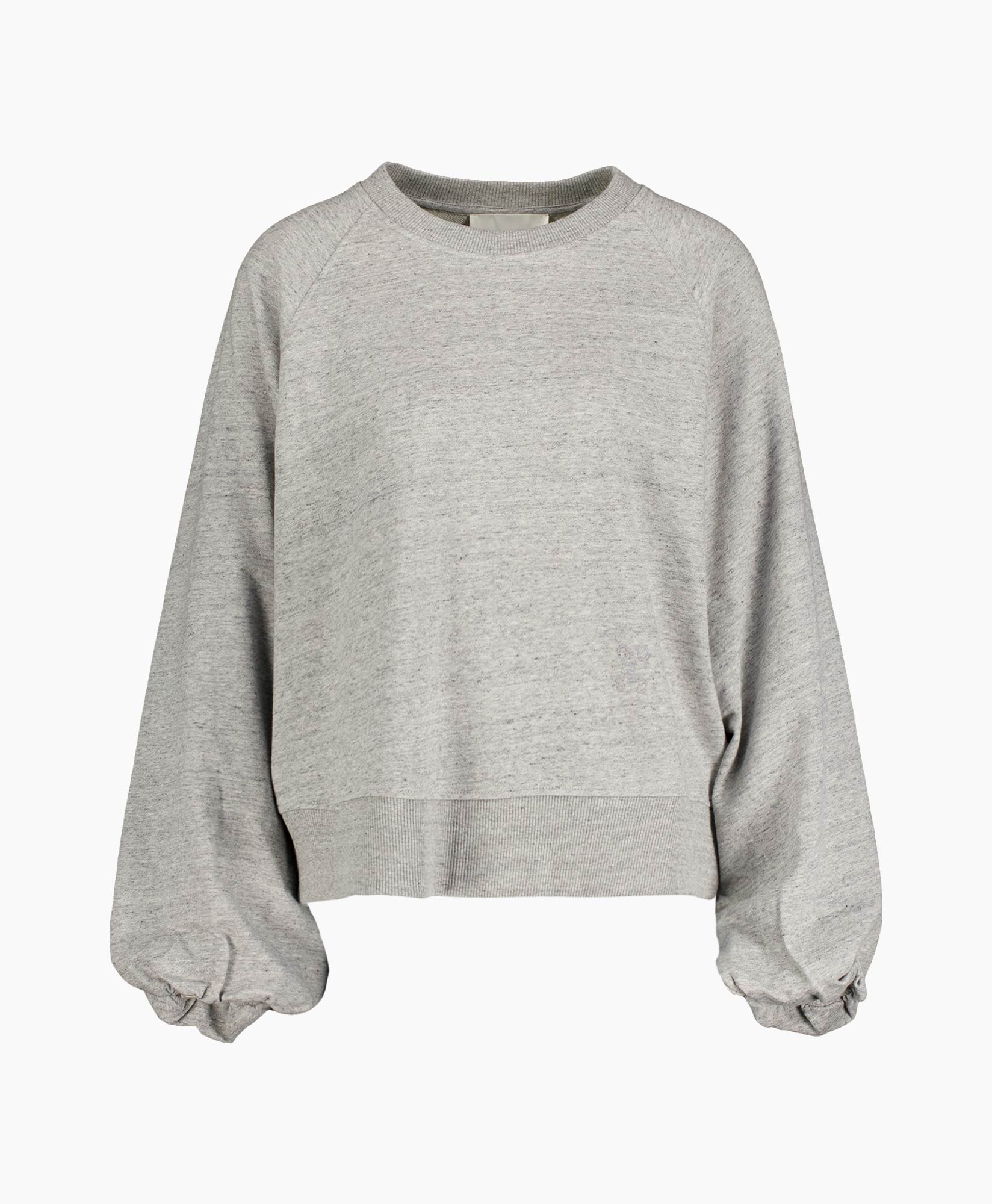 pullover, grijs, longsleeve, kraagloze, trui