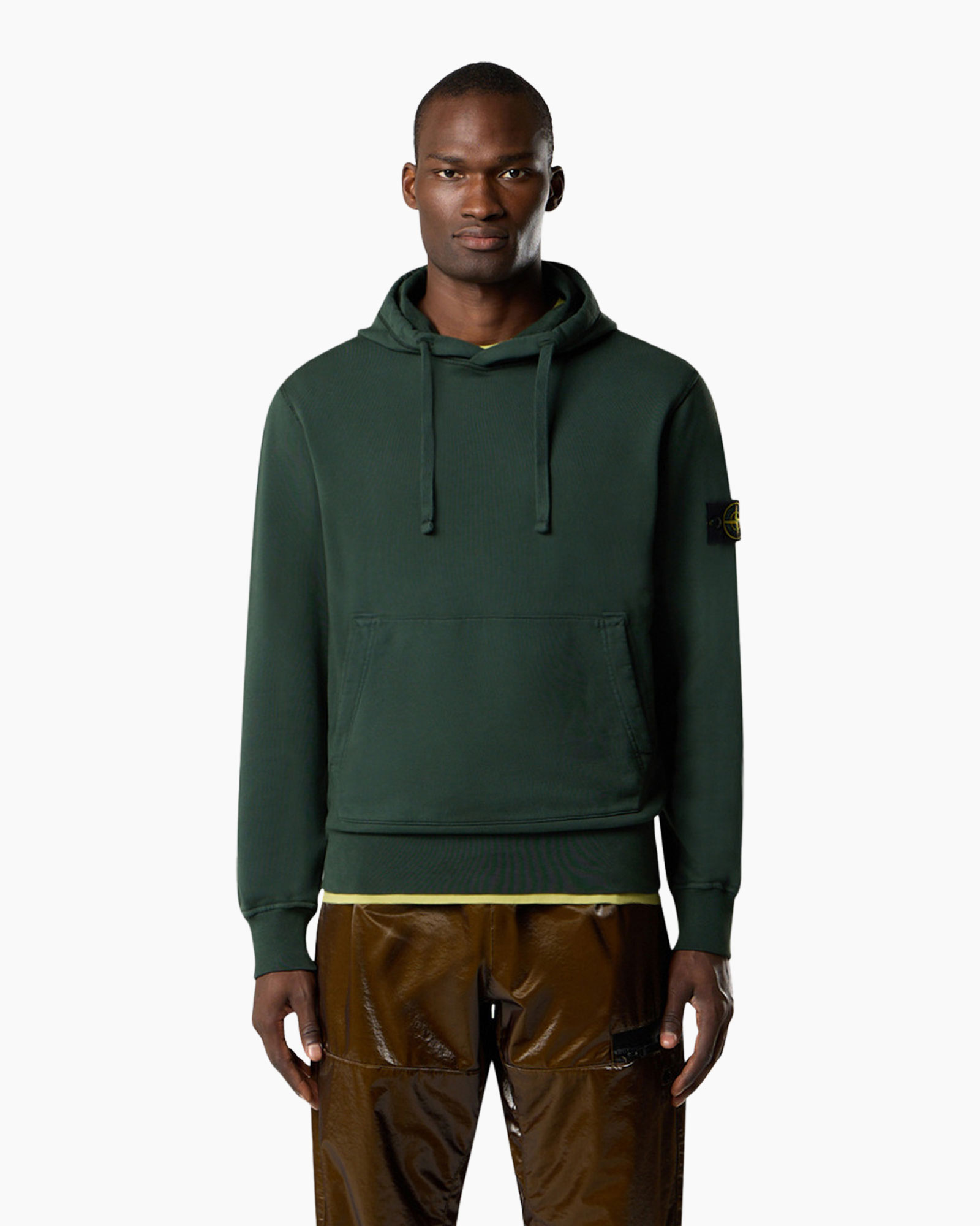 Hoodie Organic Cotton Fleece Groen