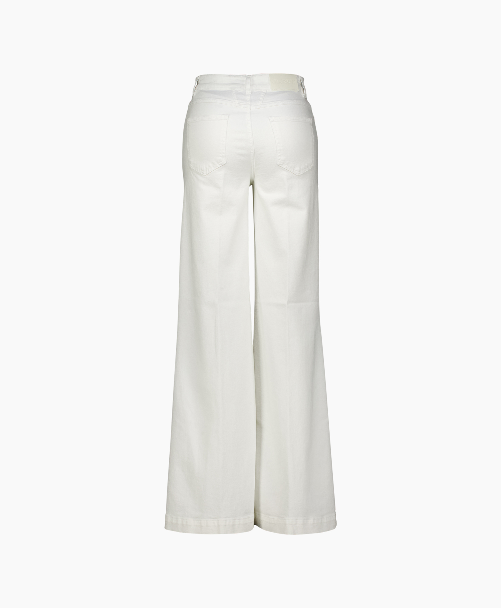 pants, trousers, wide-leg, white, denim?