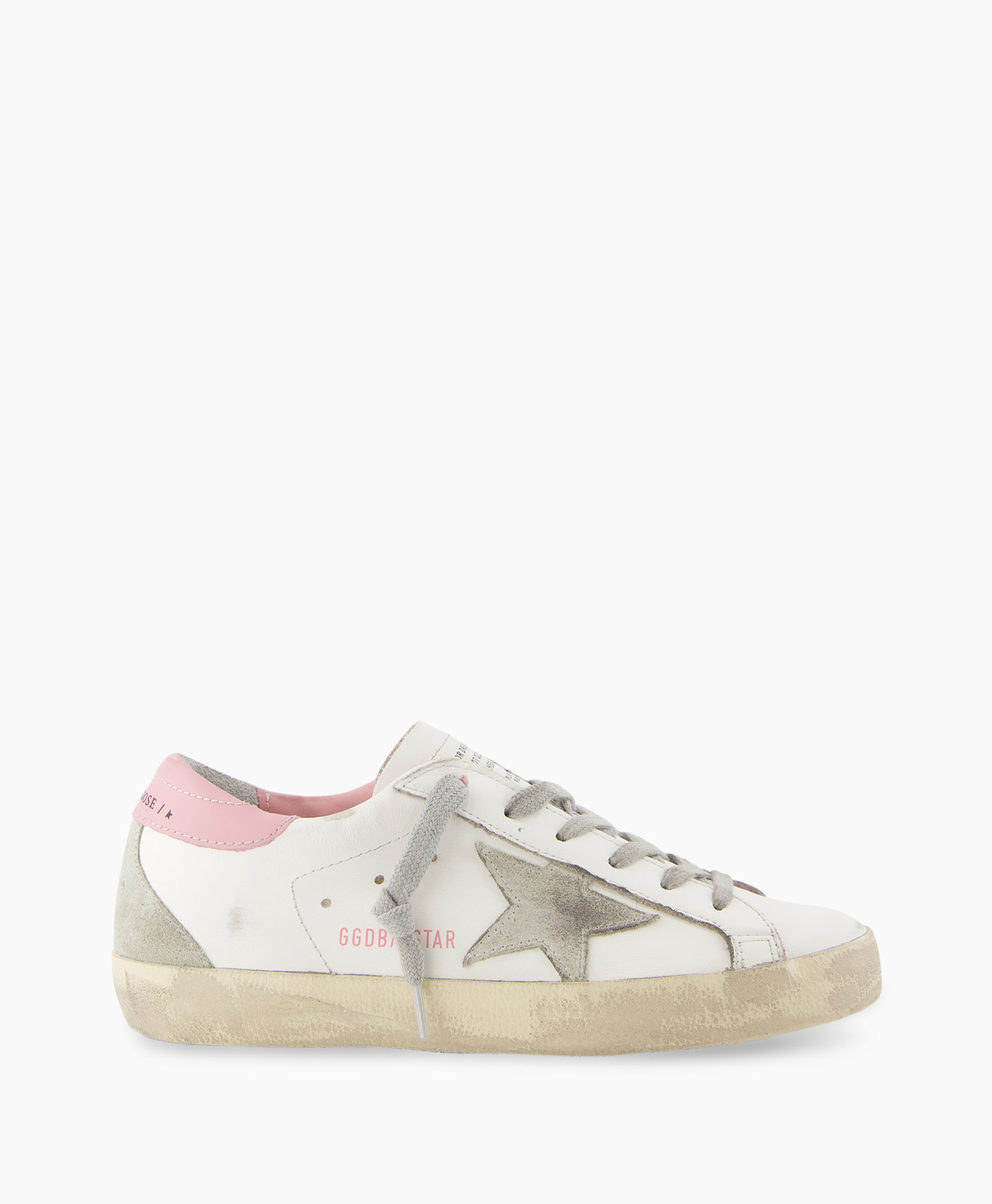 Golden Goose Sneaker Super star Leather Upper Sued Off White