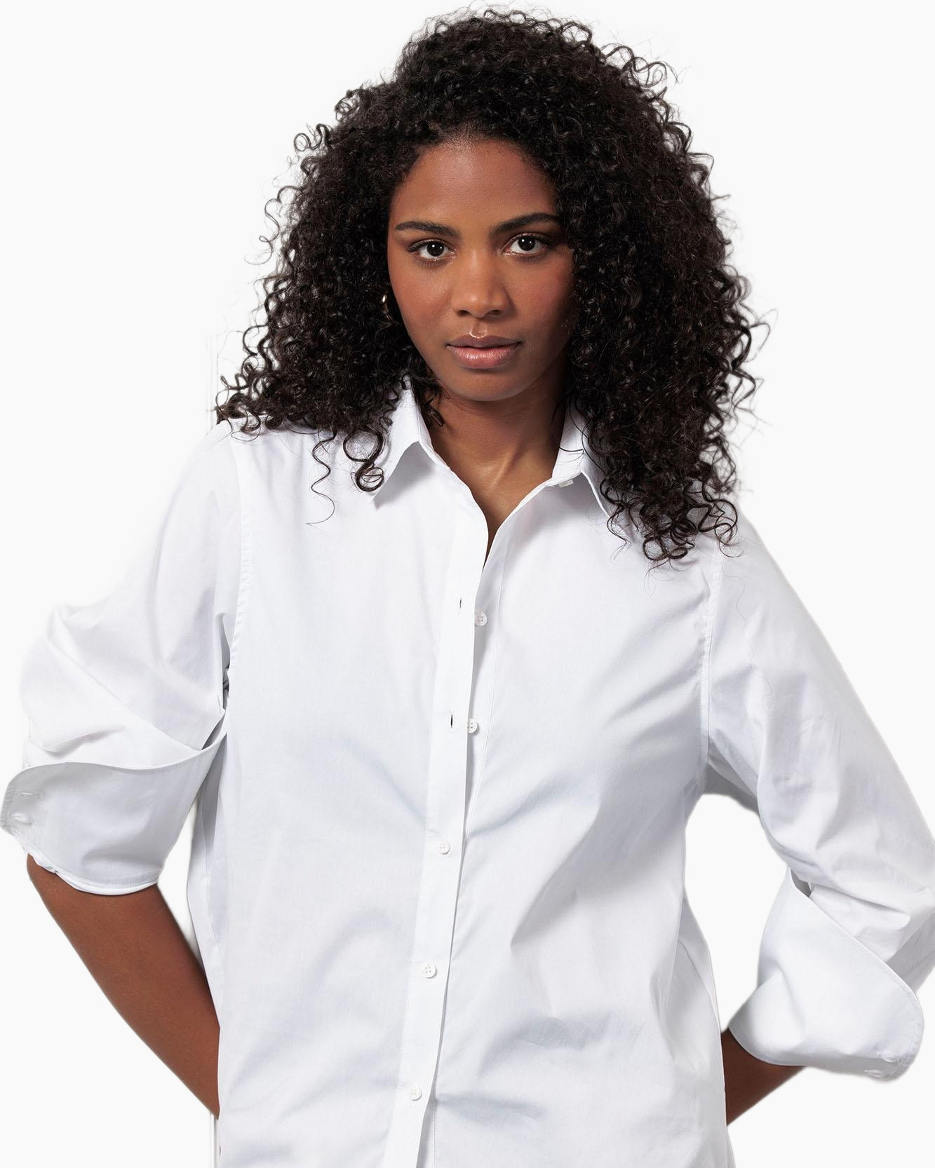 Blouse Mila Poplin Blouse Wit