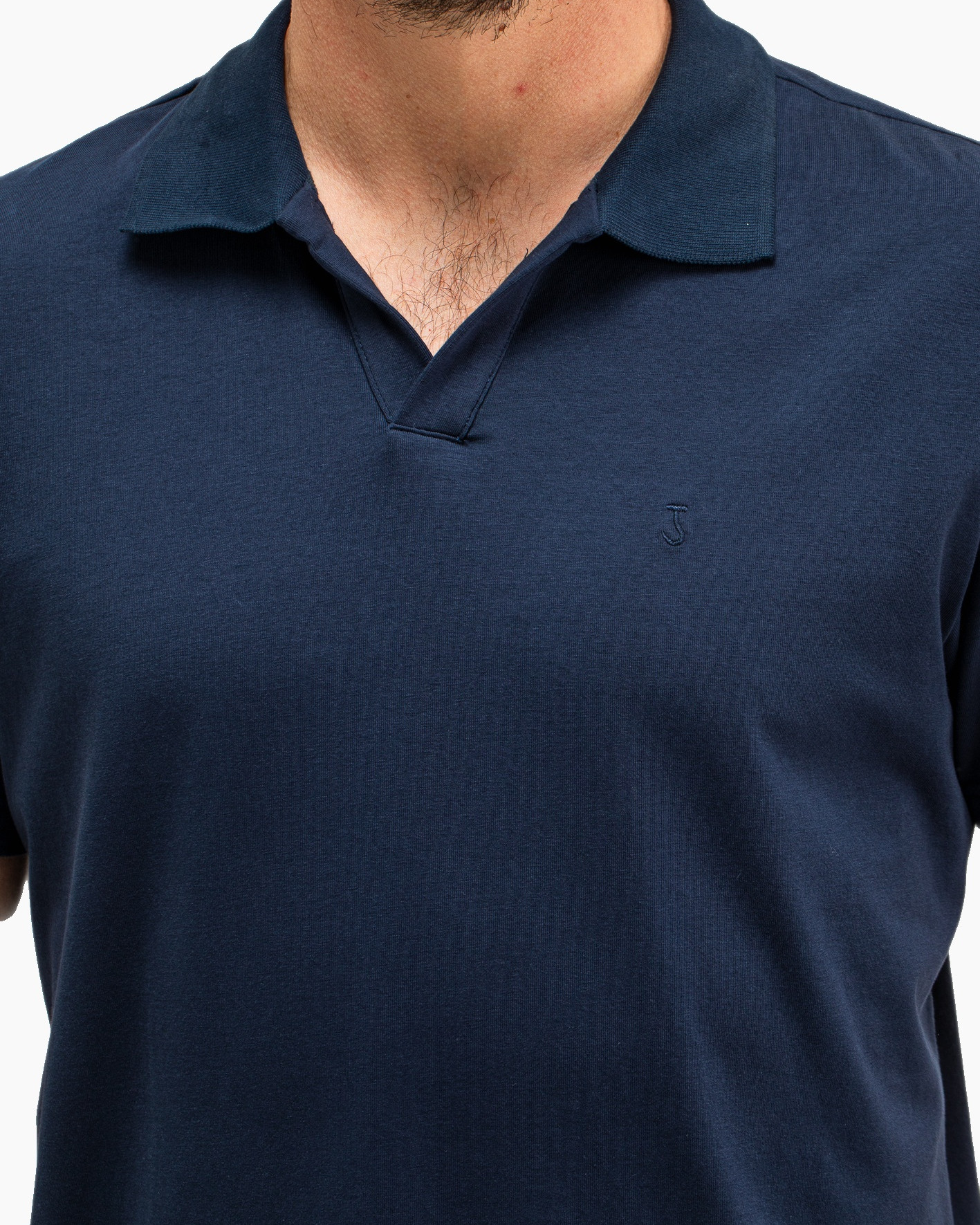 Polo Alain Jersey Blauw Polo Alain Jersey Blauw