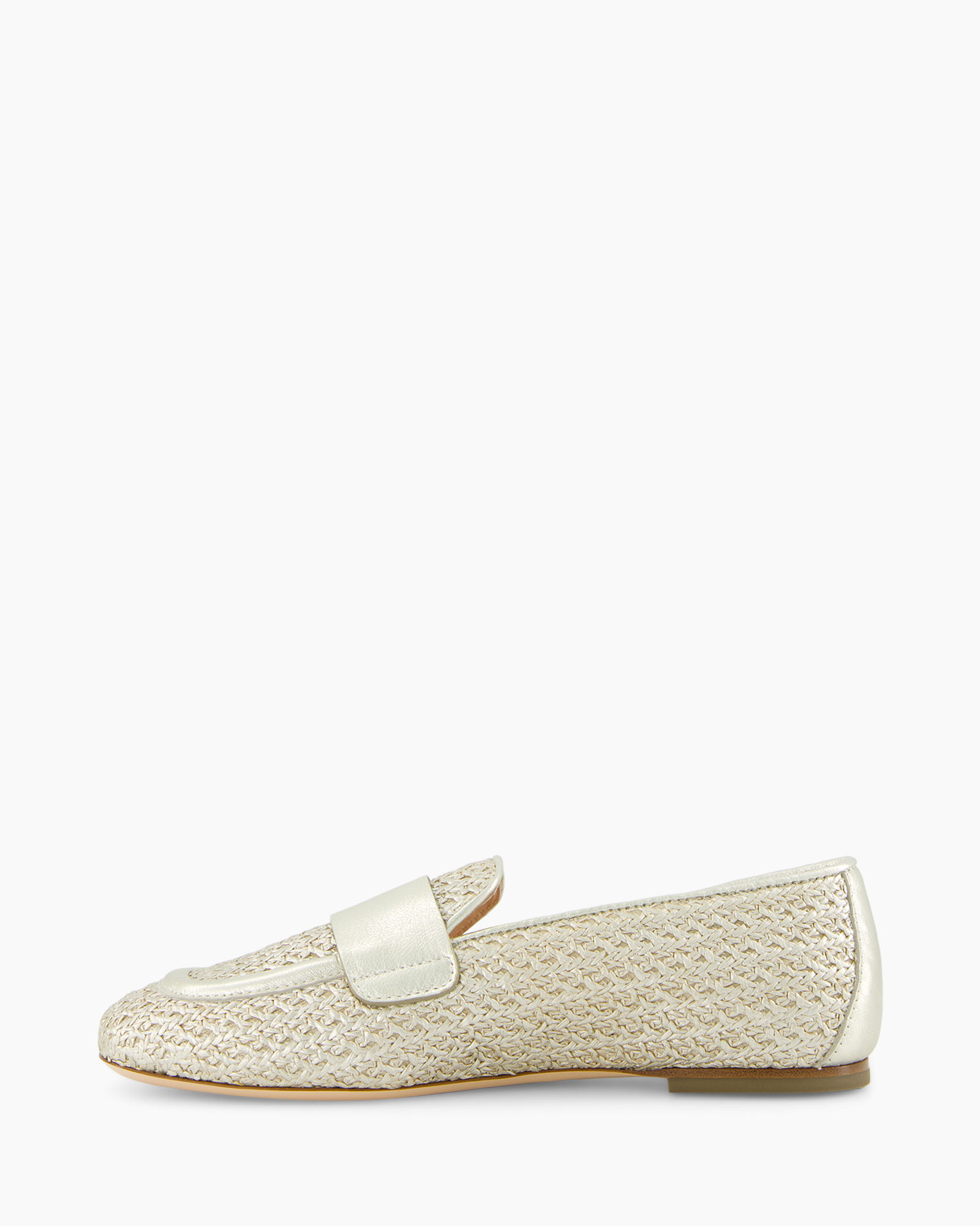 Loafer Sheryl Raffia Goud