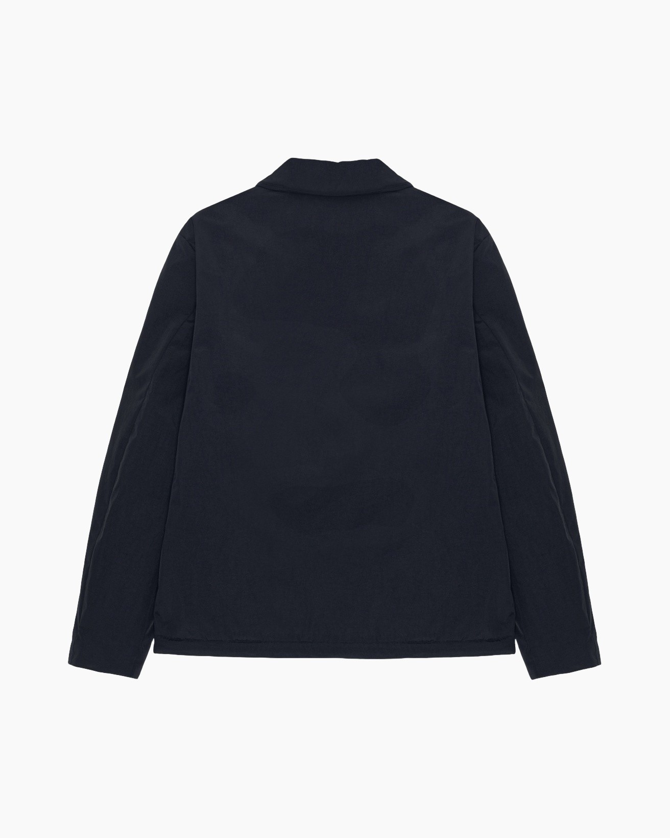 jas, jasjak, blauw, kraag, langemode