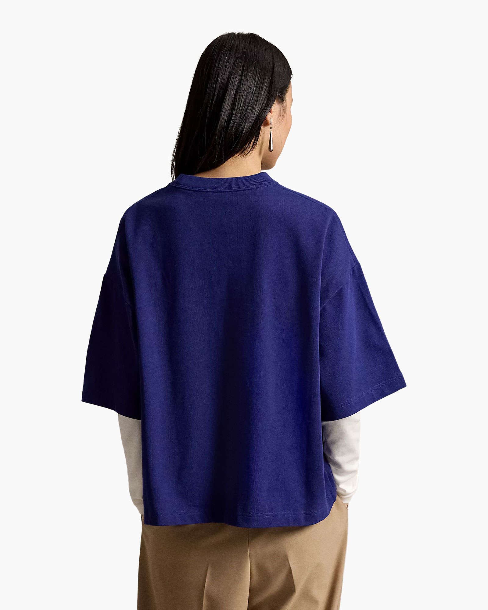 t-shirt, oversized, grafisch, korte mouwen, rond hals