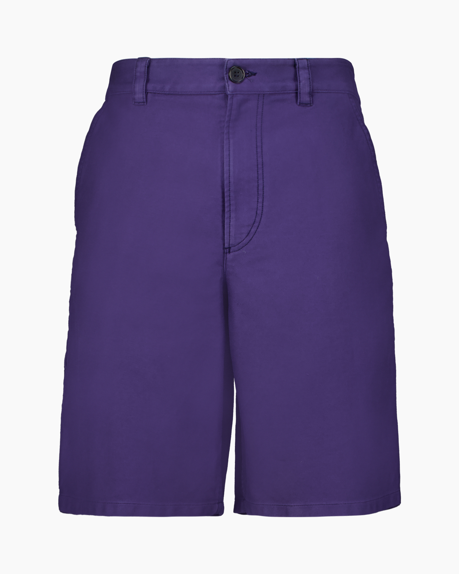 shorts, broek, paars, effen, knop