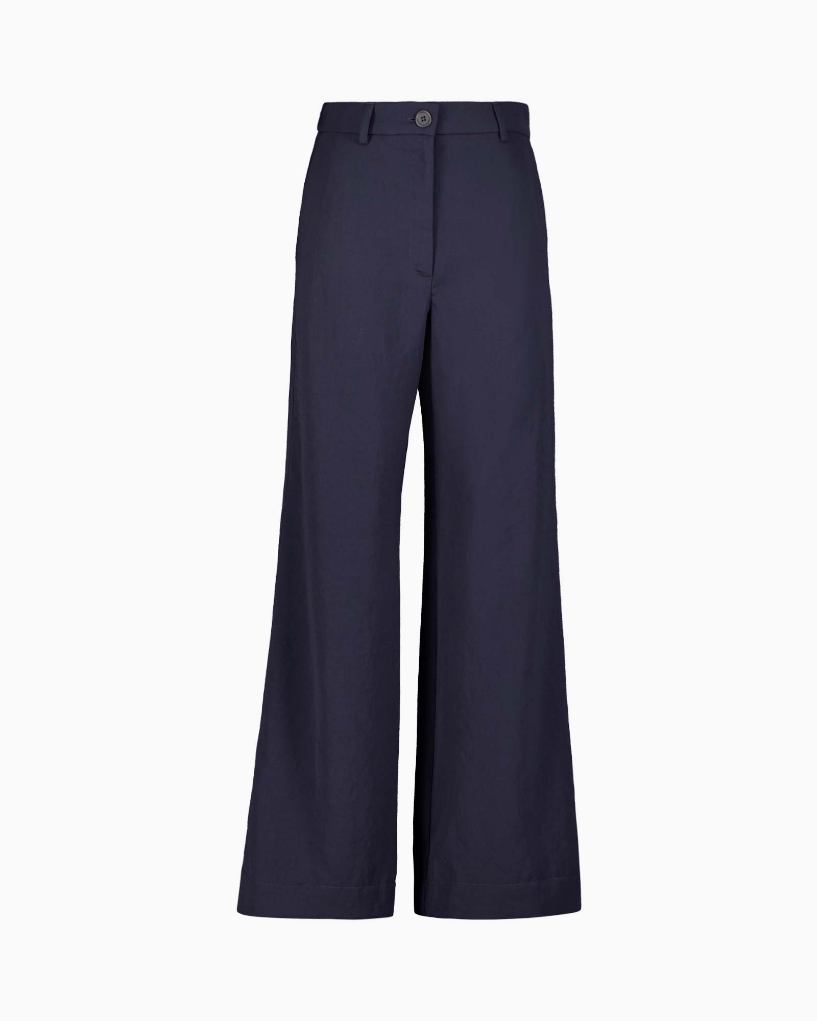 Pantalon Jap Crepe Micky Wide Leg Donker Blauw