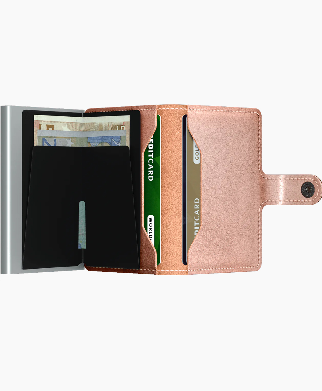 Secrid Diversen Miniwallet Metallic Rose Pink