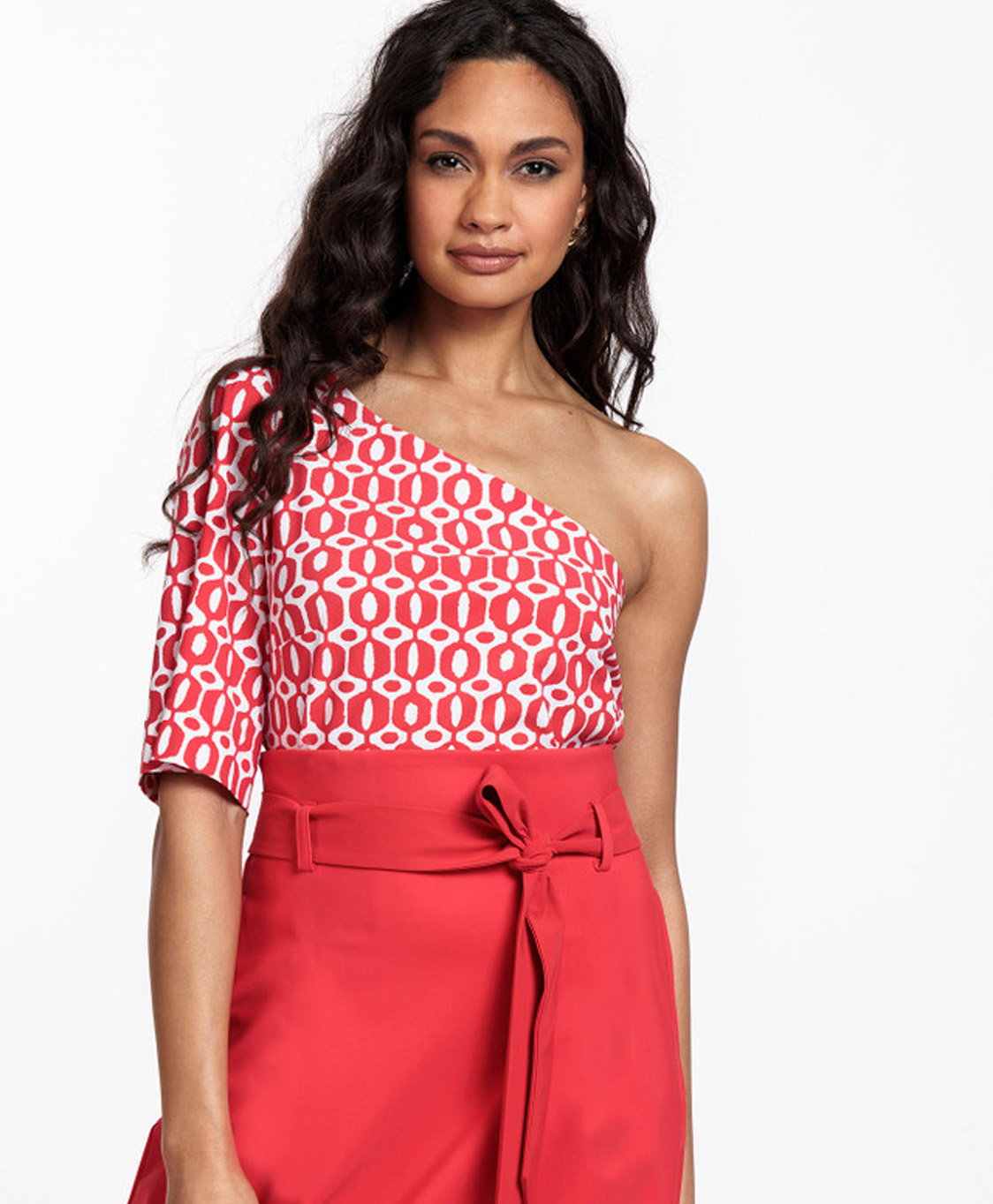 Studio Anneloes Top Lulu One Shld Chain Top Wit