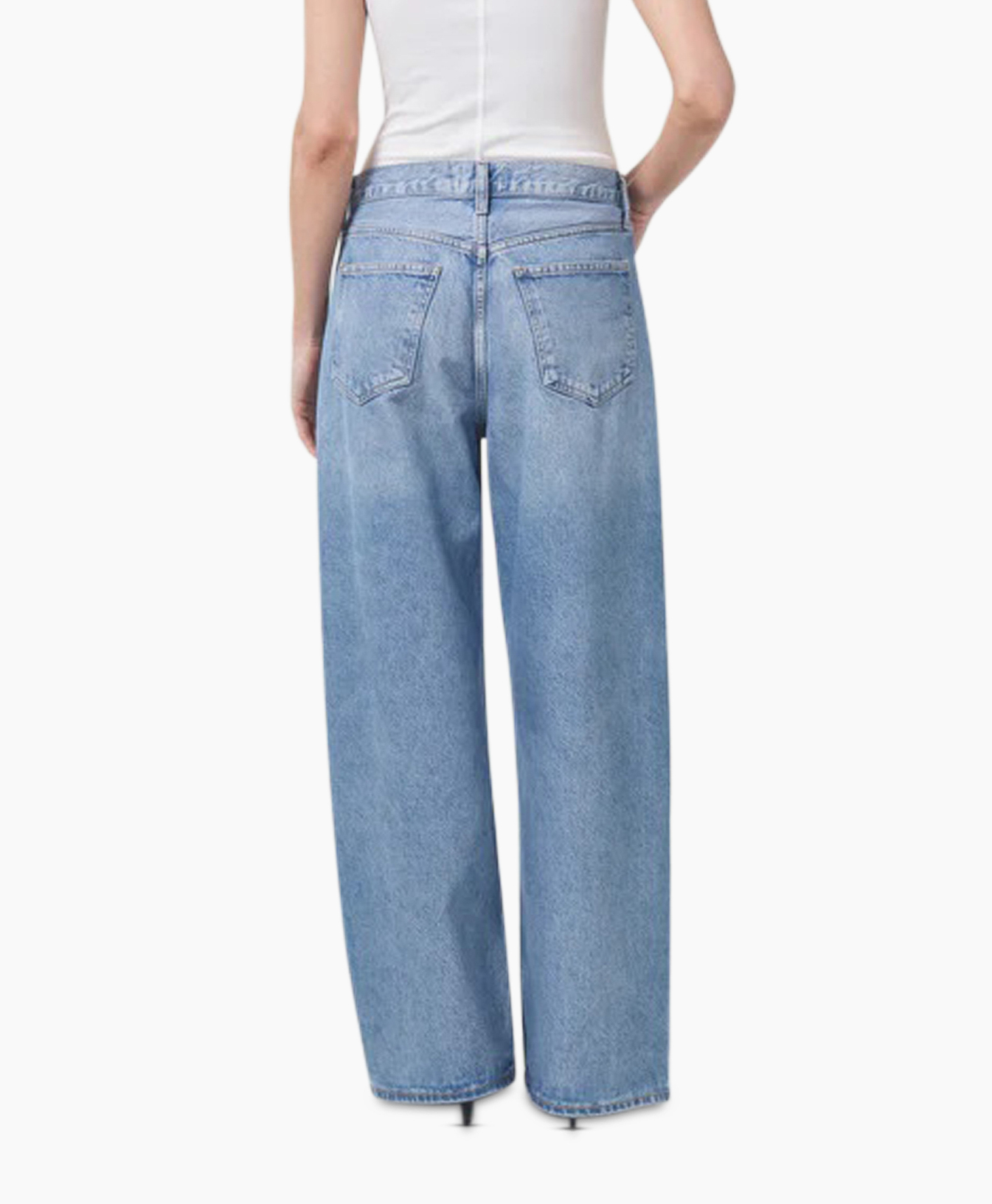 Jeans Low Slung Baggy Blauw