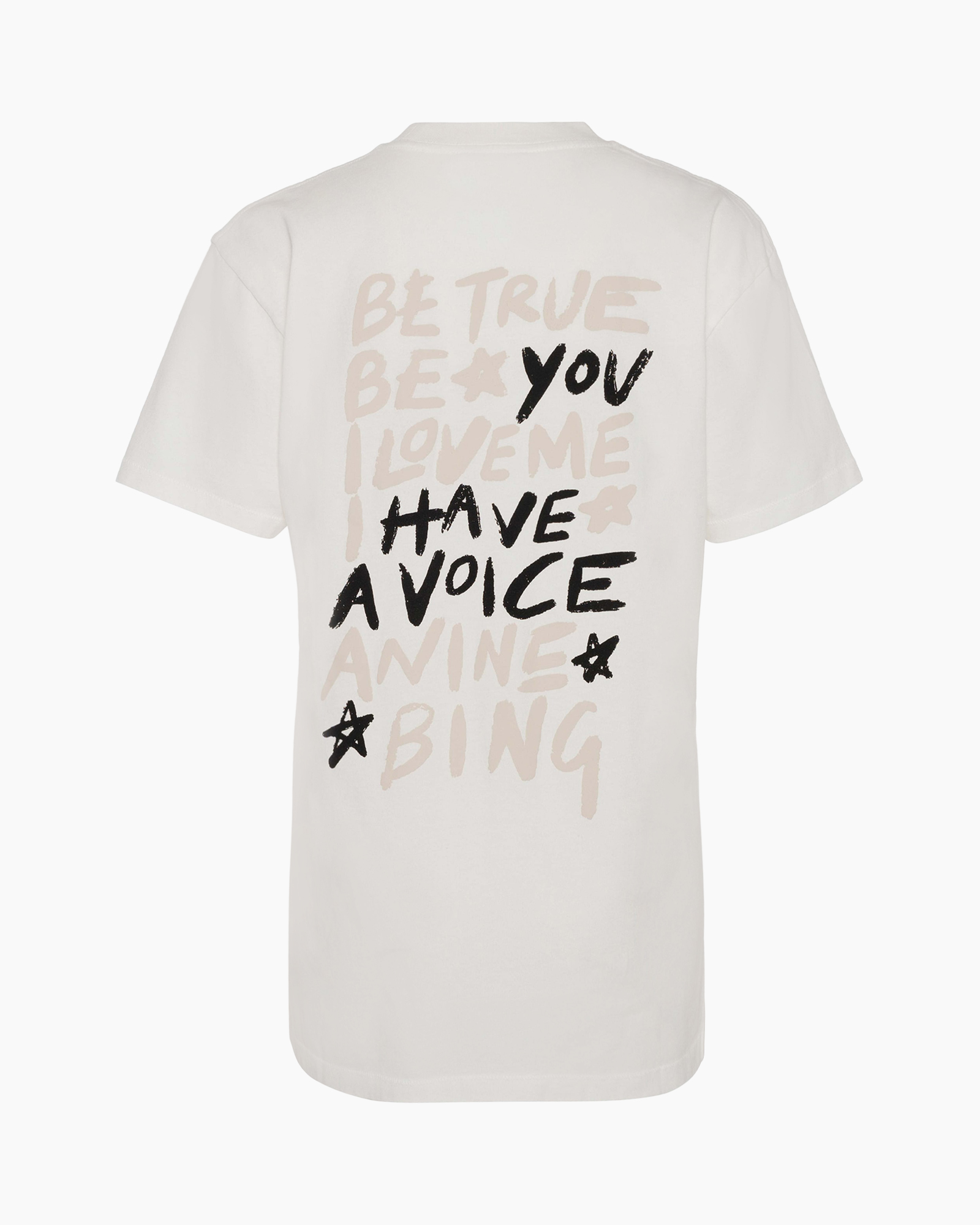 T-shirt Korte Mouw Walker Empowerment Ecru