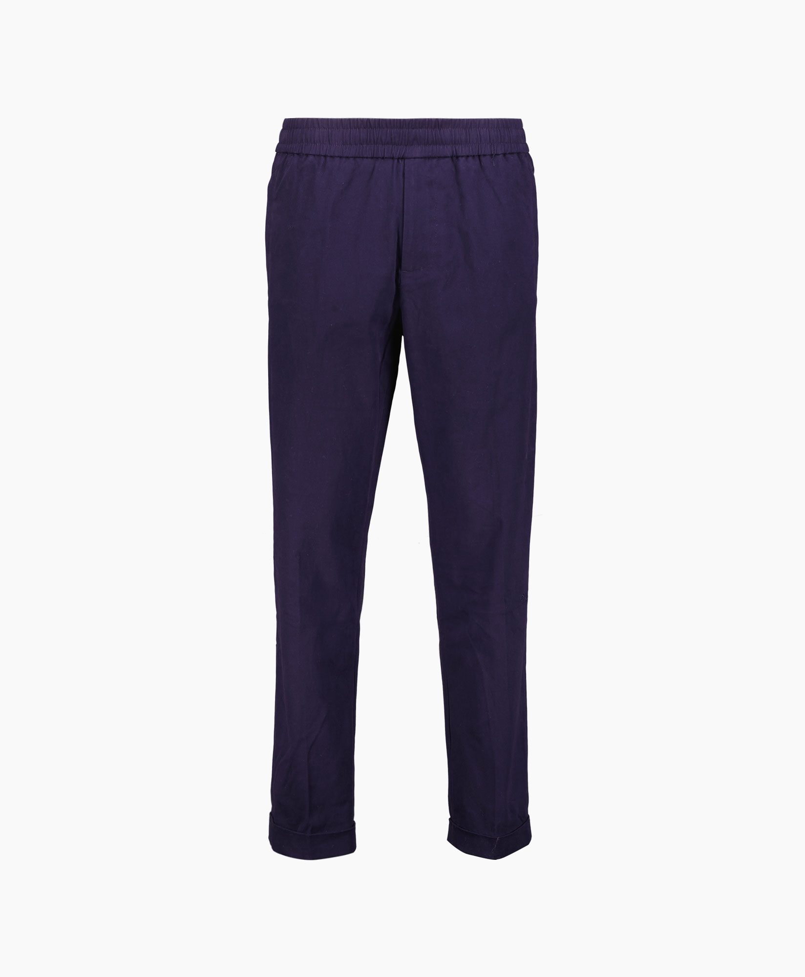 Olaf Hussein Broek Slim Cotton Donker Blauw