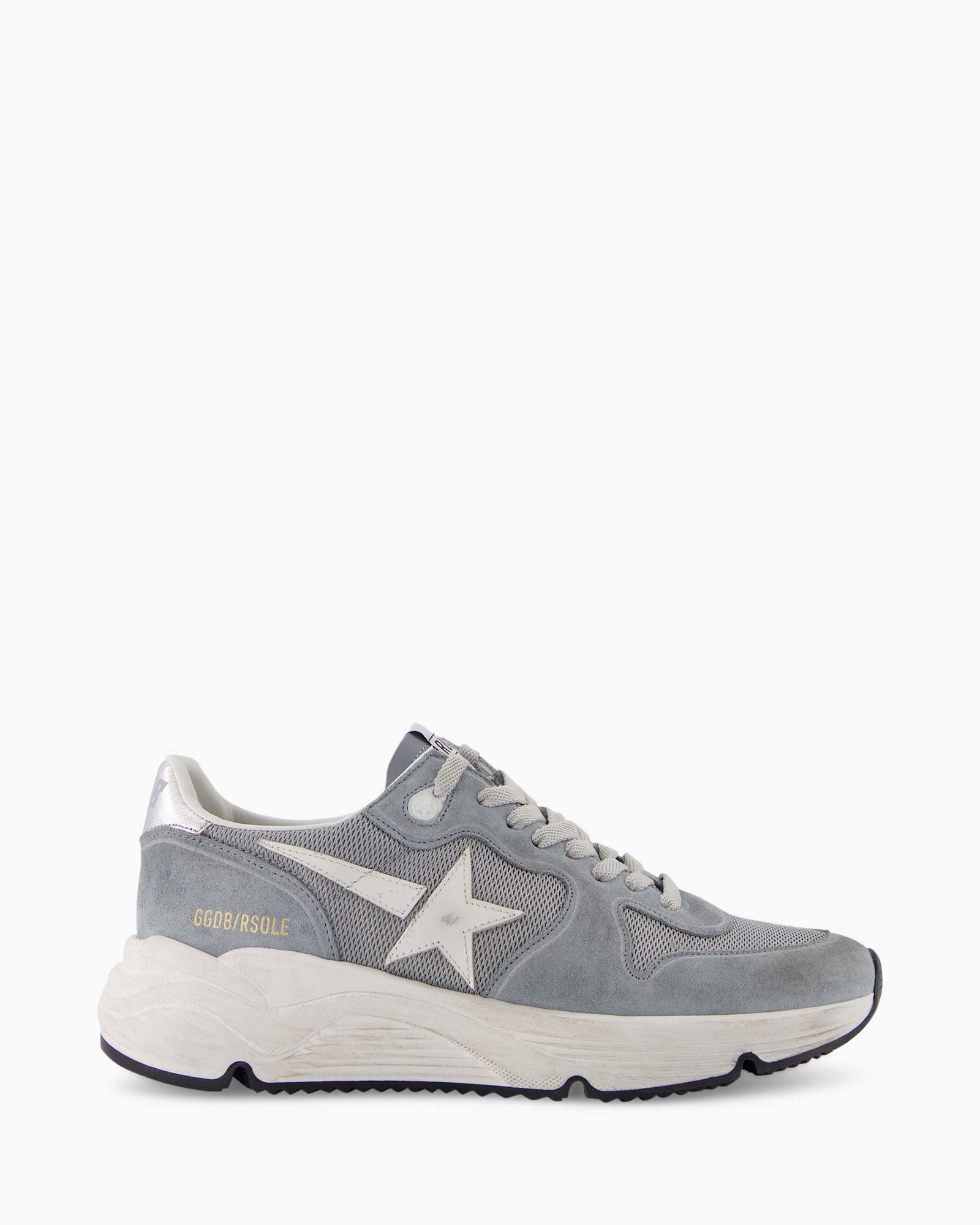 Sneaker Running Sole Laminated Heel Licht Blauw