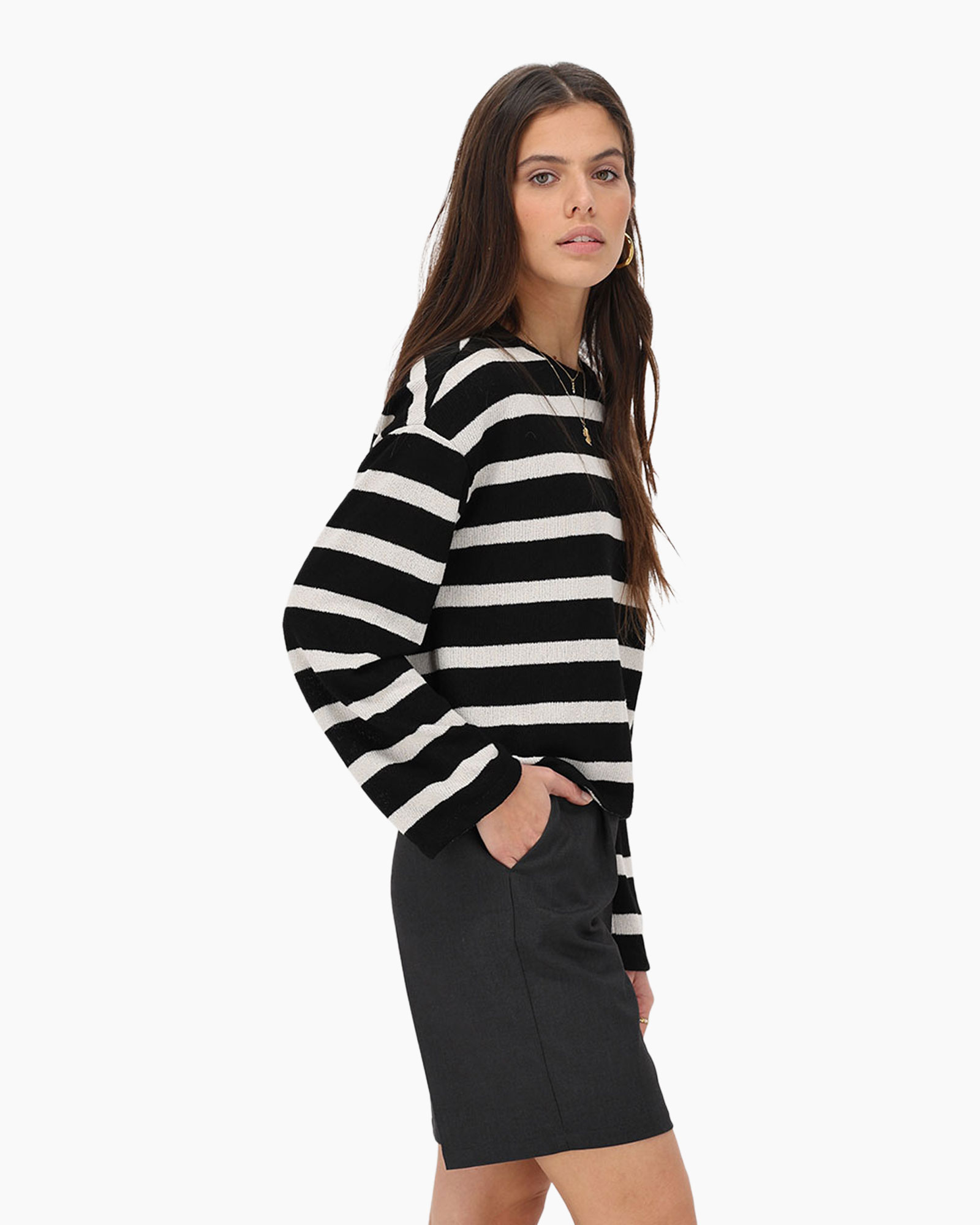 Short Mj12425 midden grijs