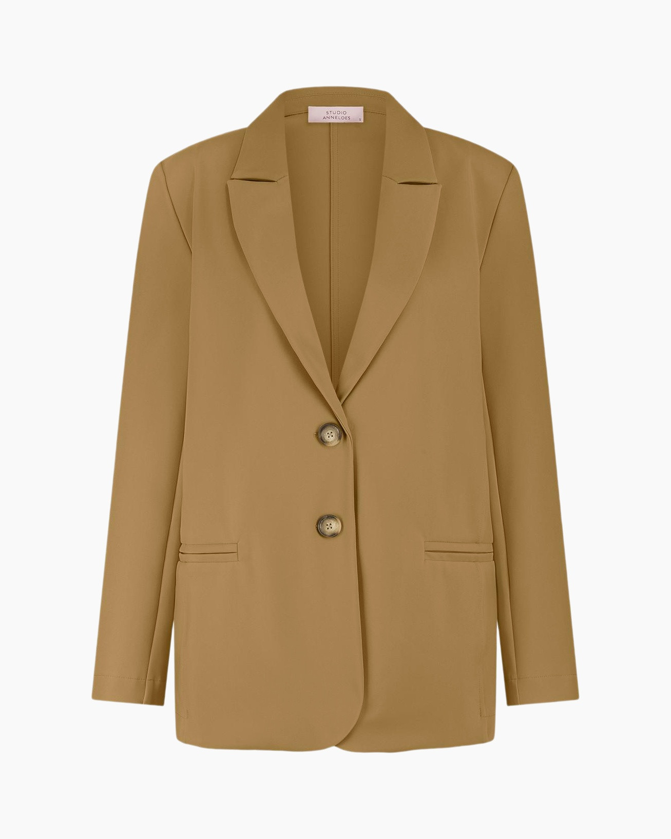 Blazer Sofia Bonded Blazer Zand