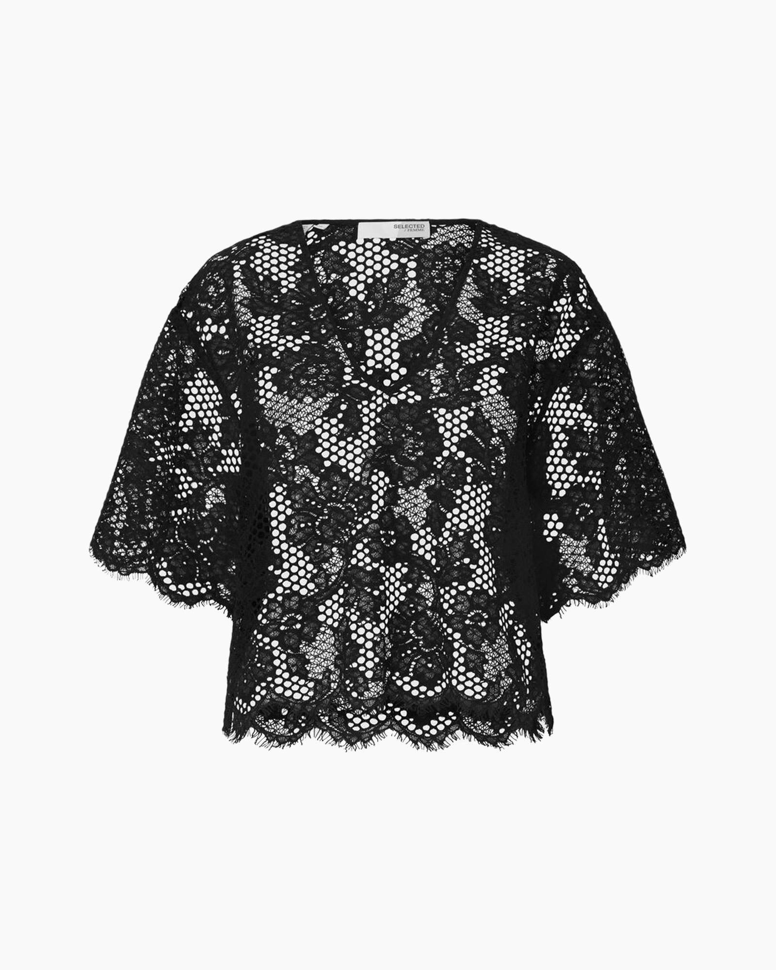 Top Milly 2/4 Cropped Top B Zwart