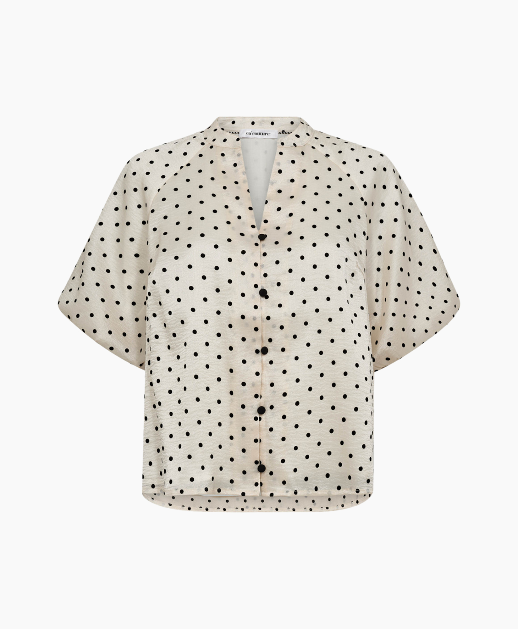 Blouse Dilancc Dot Ss Beige