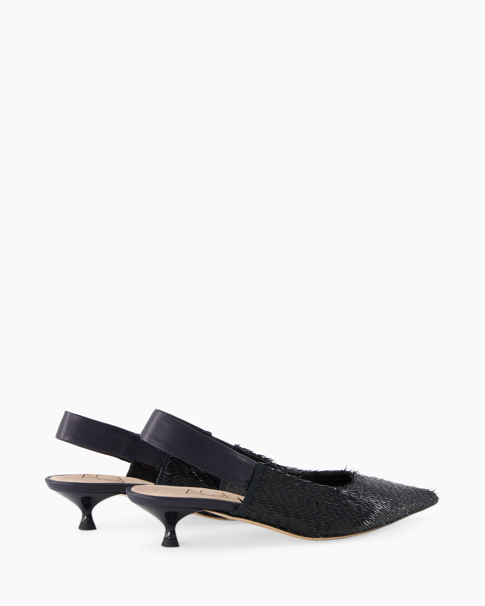 Pump Lenor Sling Donker Blauw