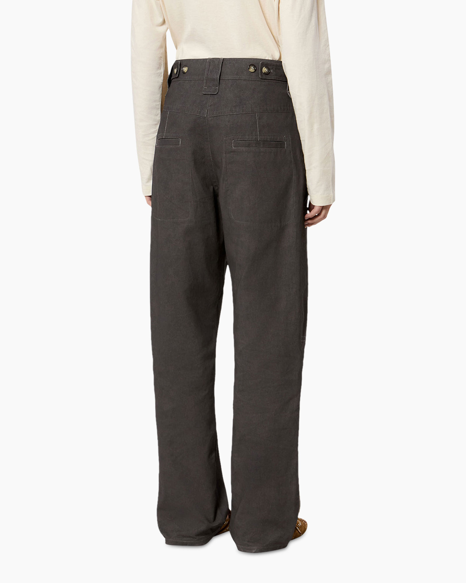 broek, trousers, hoge taille, cargo zakken, wijdte
