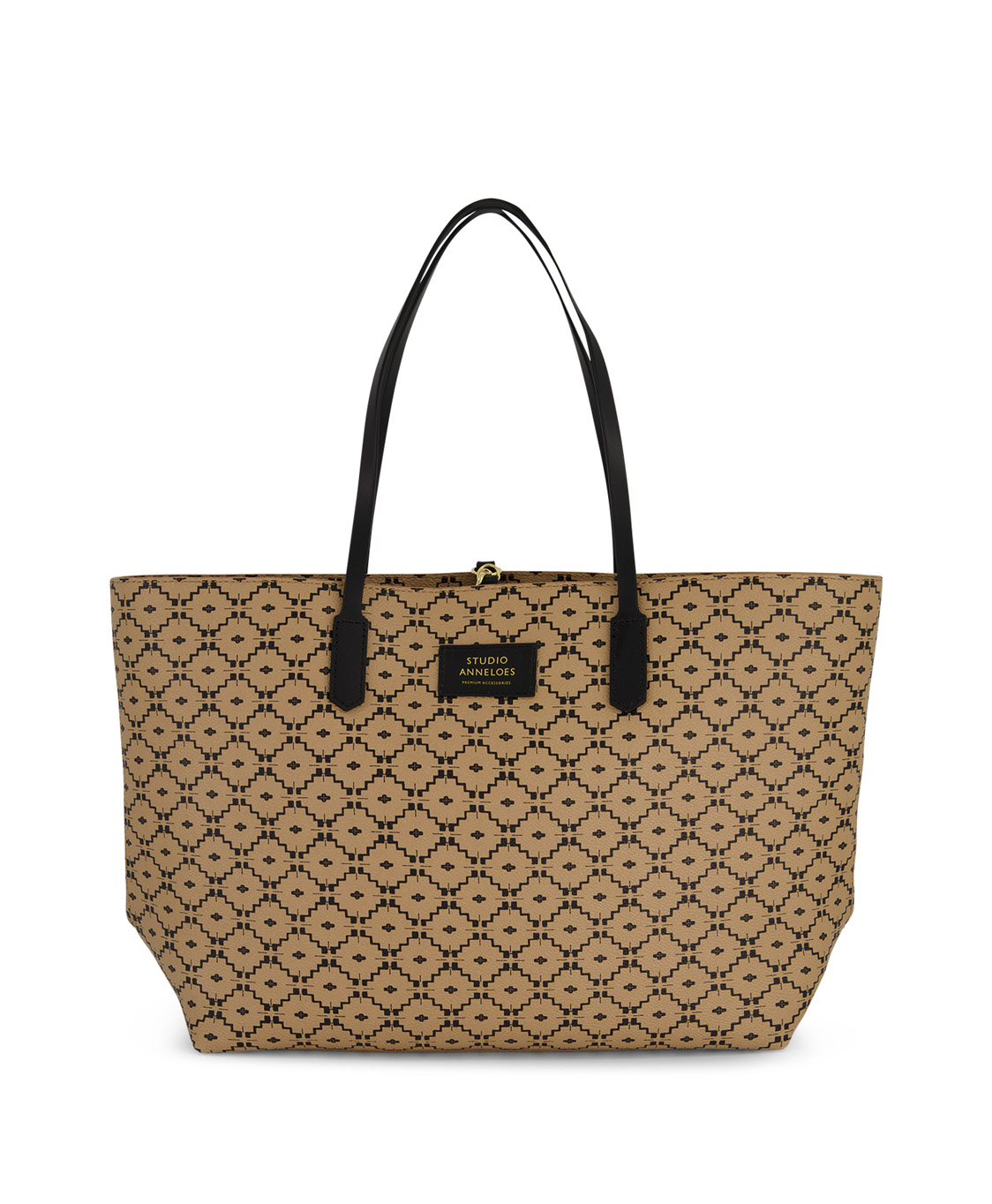 Studio Anneloes Tas Shopper Sa Print Grijs