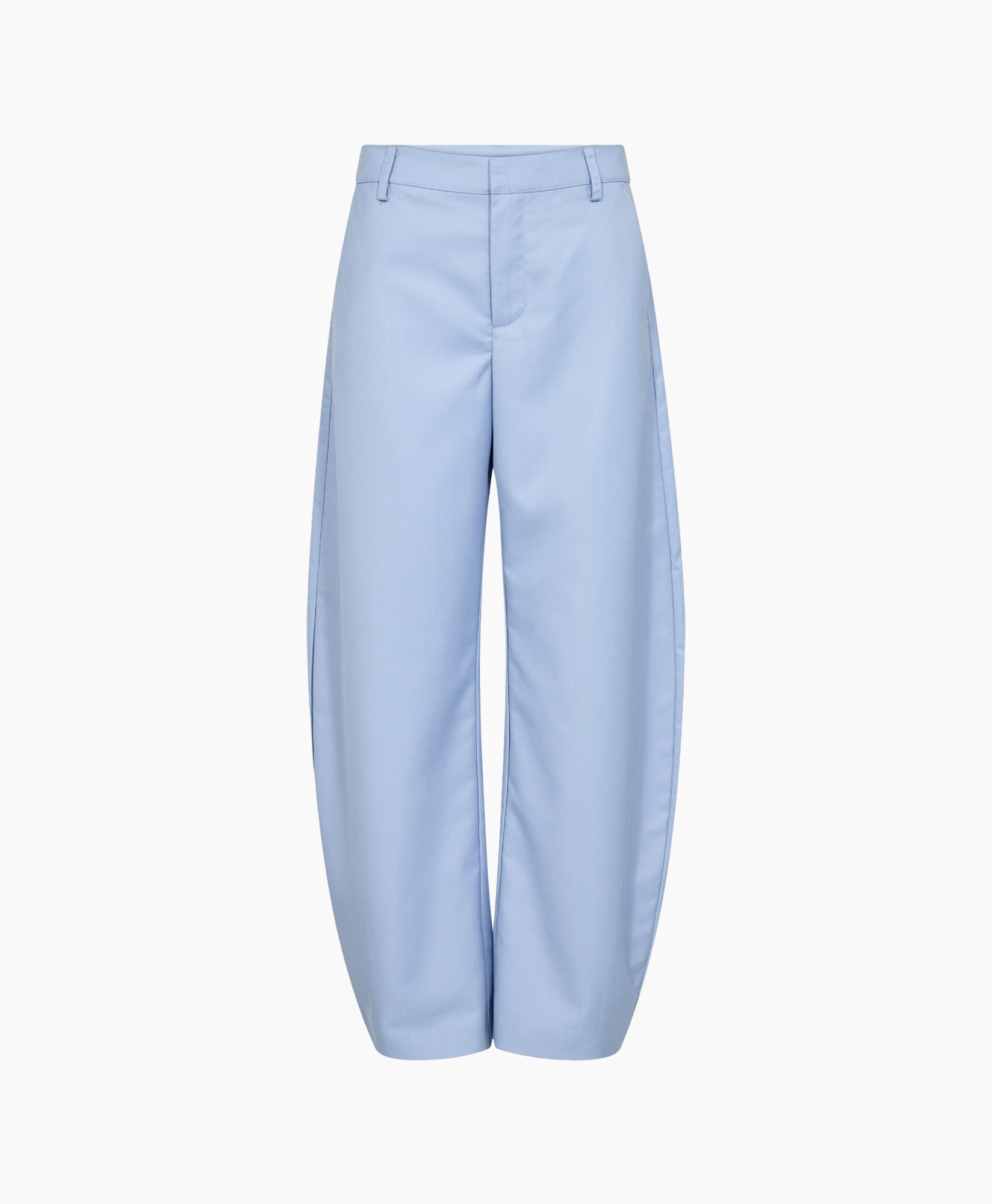 pants, trousers, light-blue, wide-leg, manufactured-crease?, but avoid unneeded