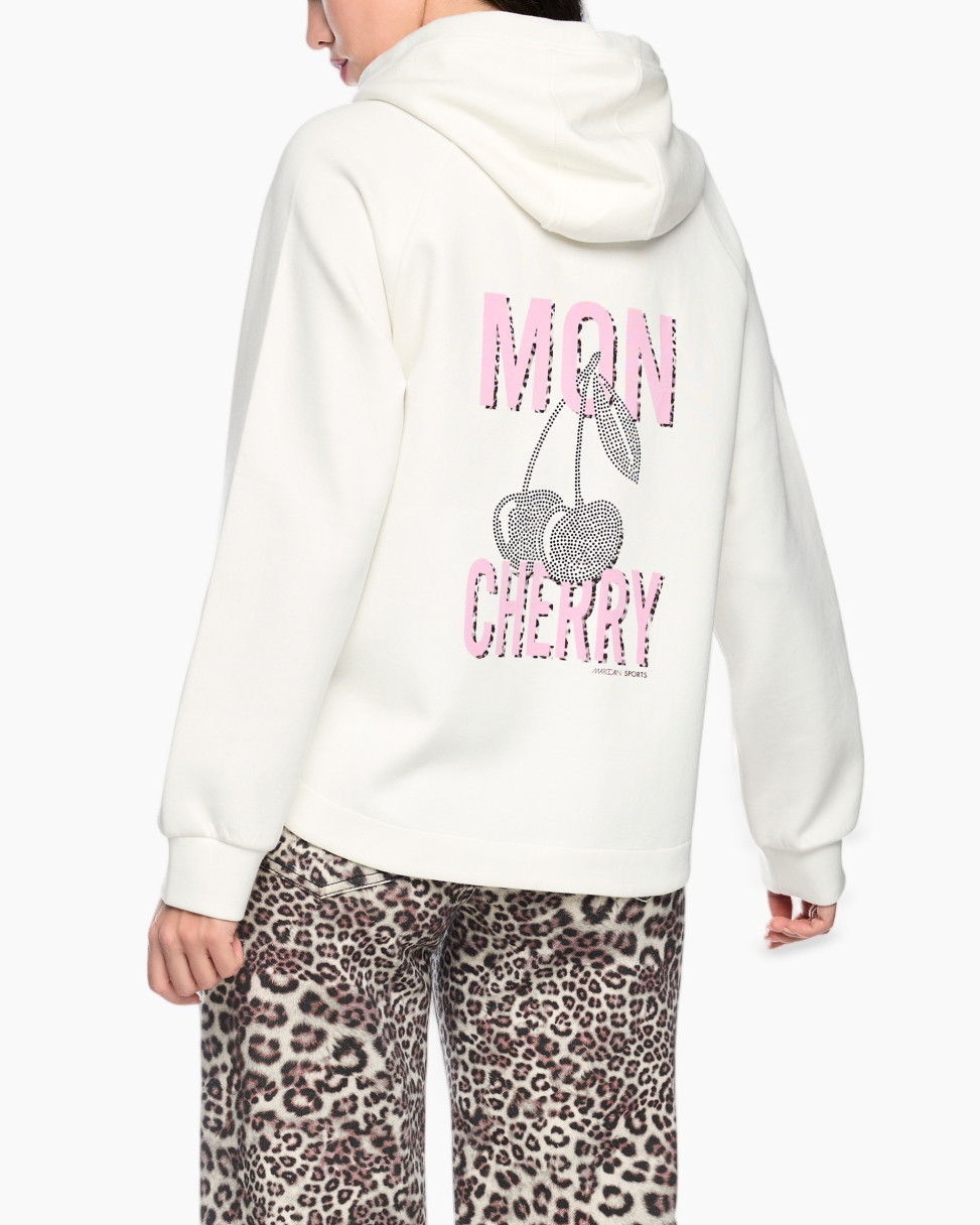hoodie, wit, draadkoord, leopard, broek