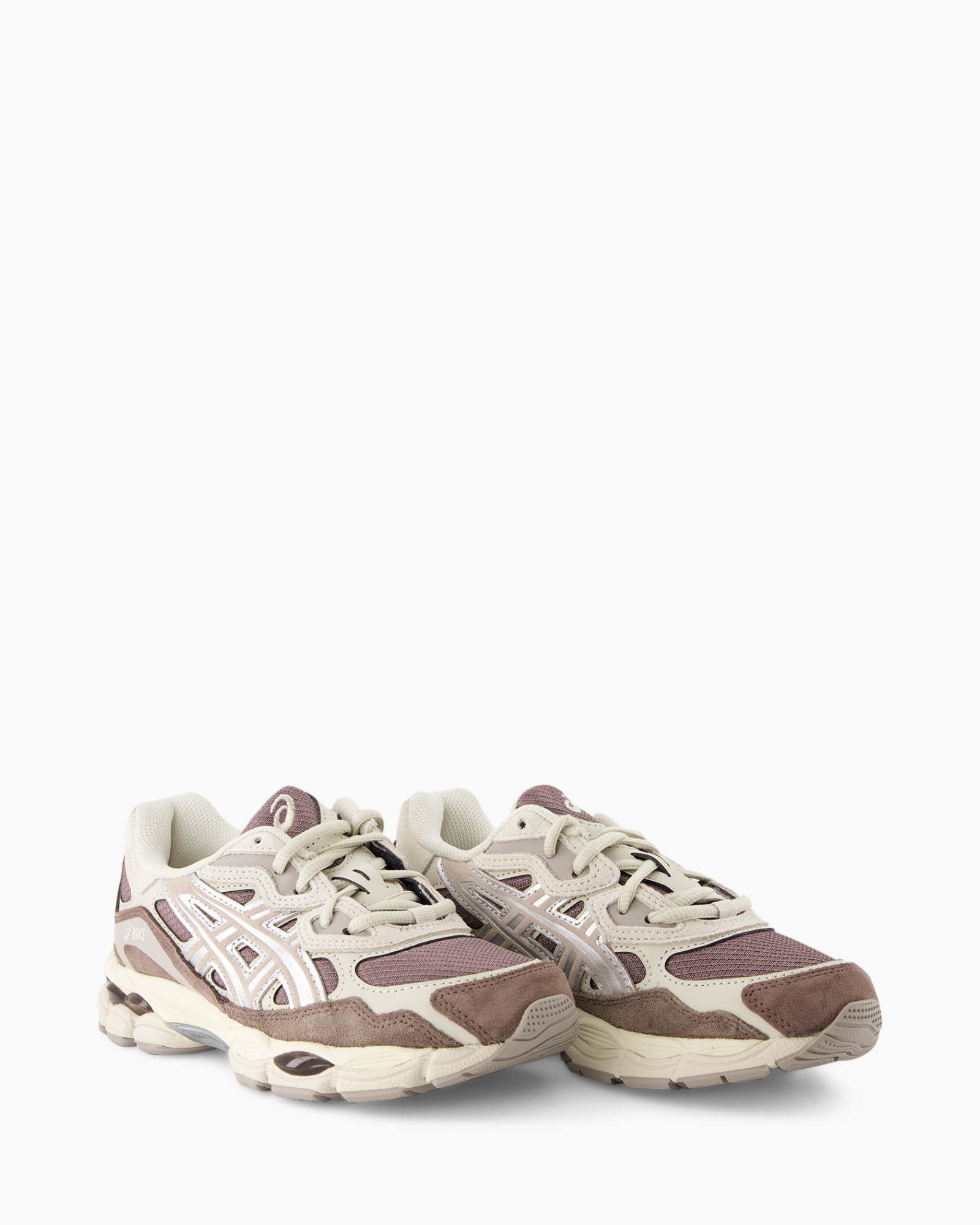 sneakers, schoenen, beige, mesh, suede