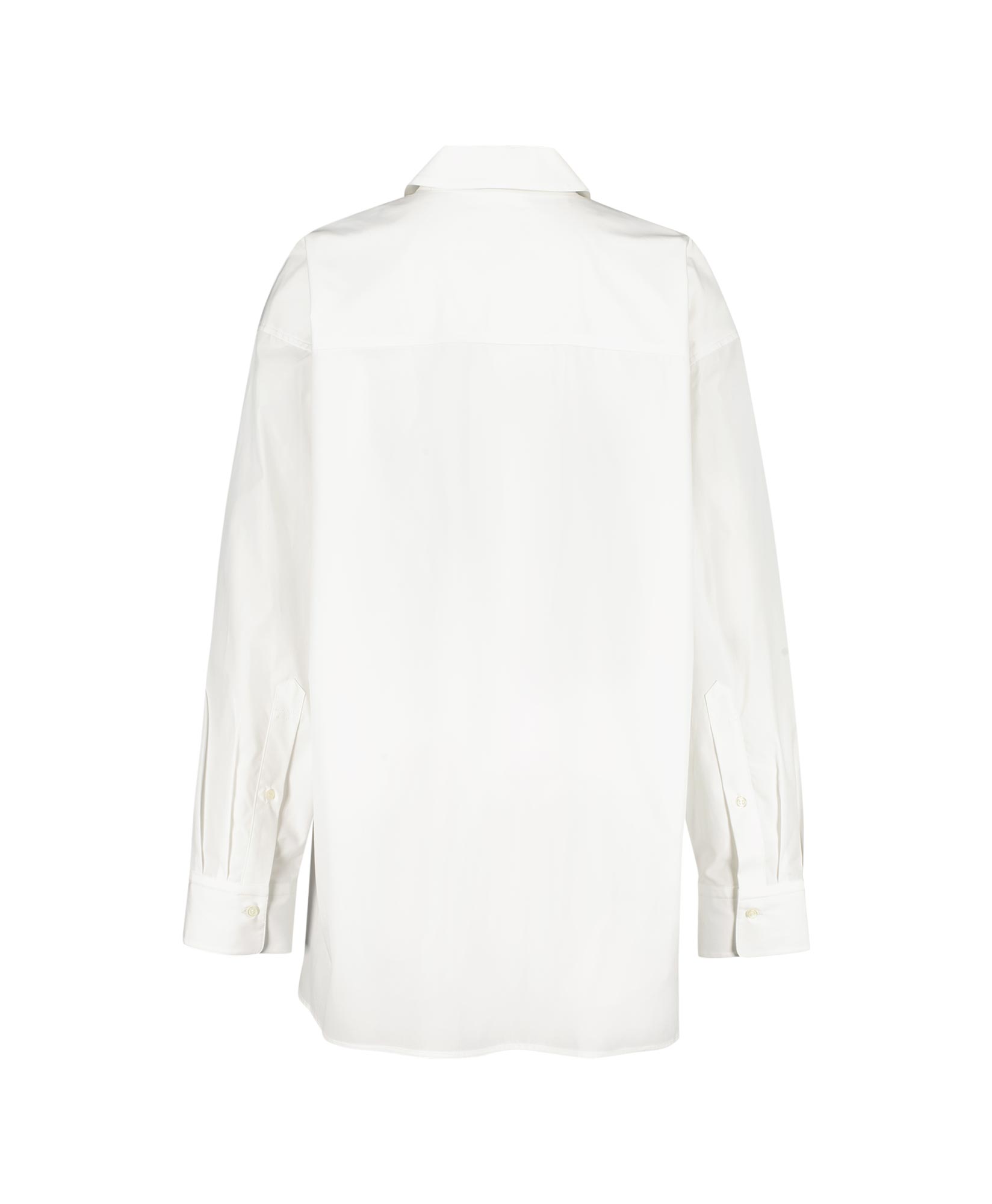 Loulou Studio Blouse Cotton Shirt Wit