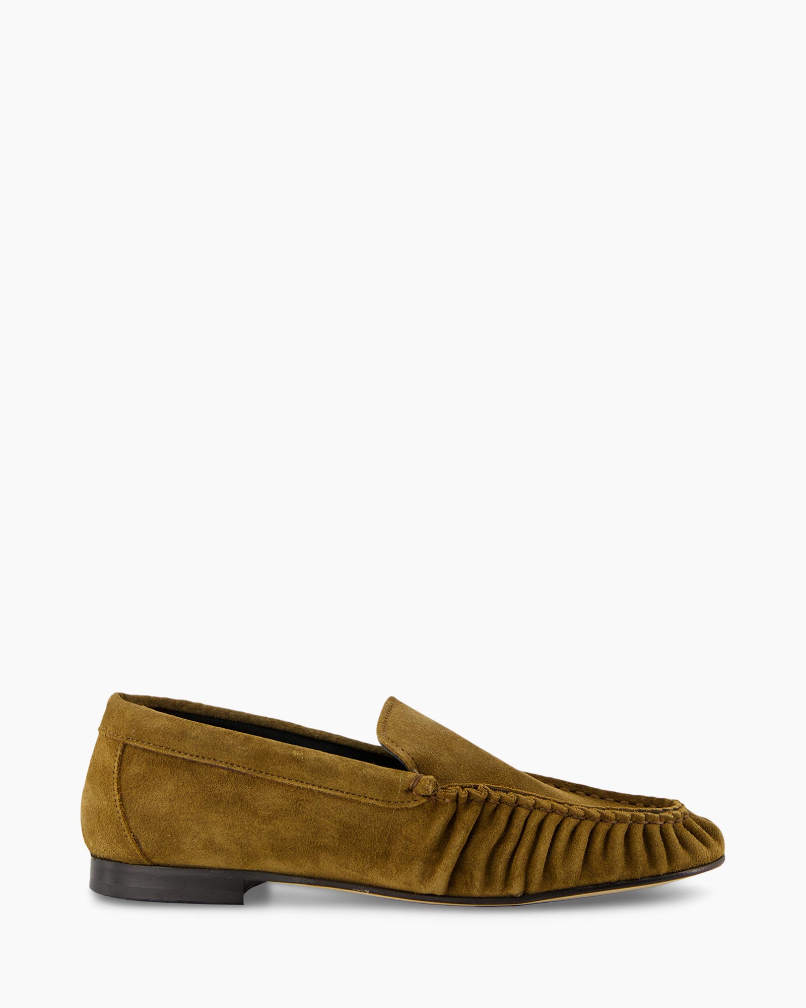 laboer, slip-on, suede, mocassin, bruin