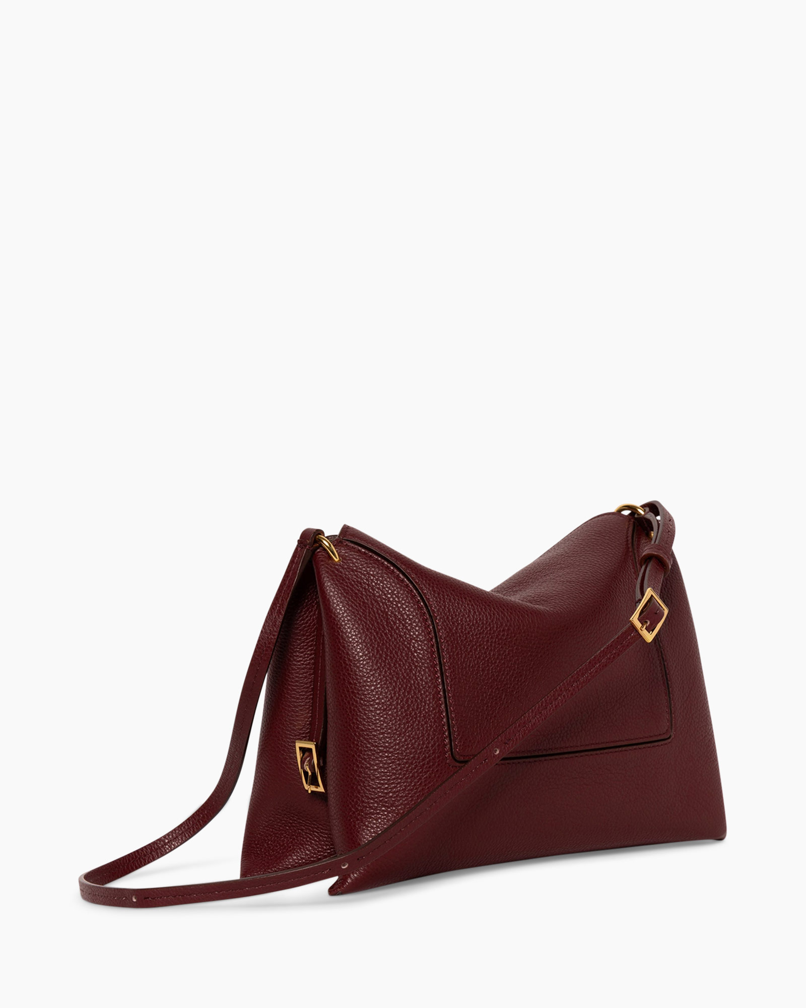 Crossbody Tas Penelope Slouch Aubergine