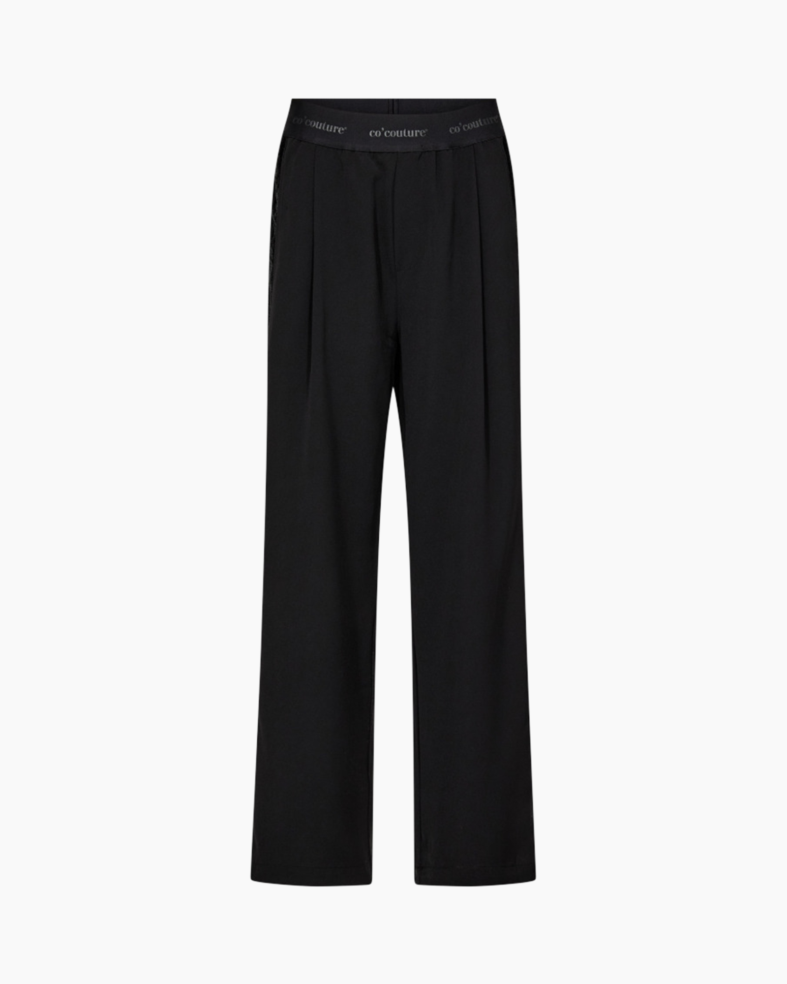 Pantalon Amina Logo Shimmer Zwart