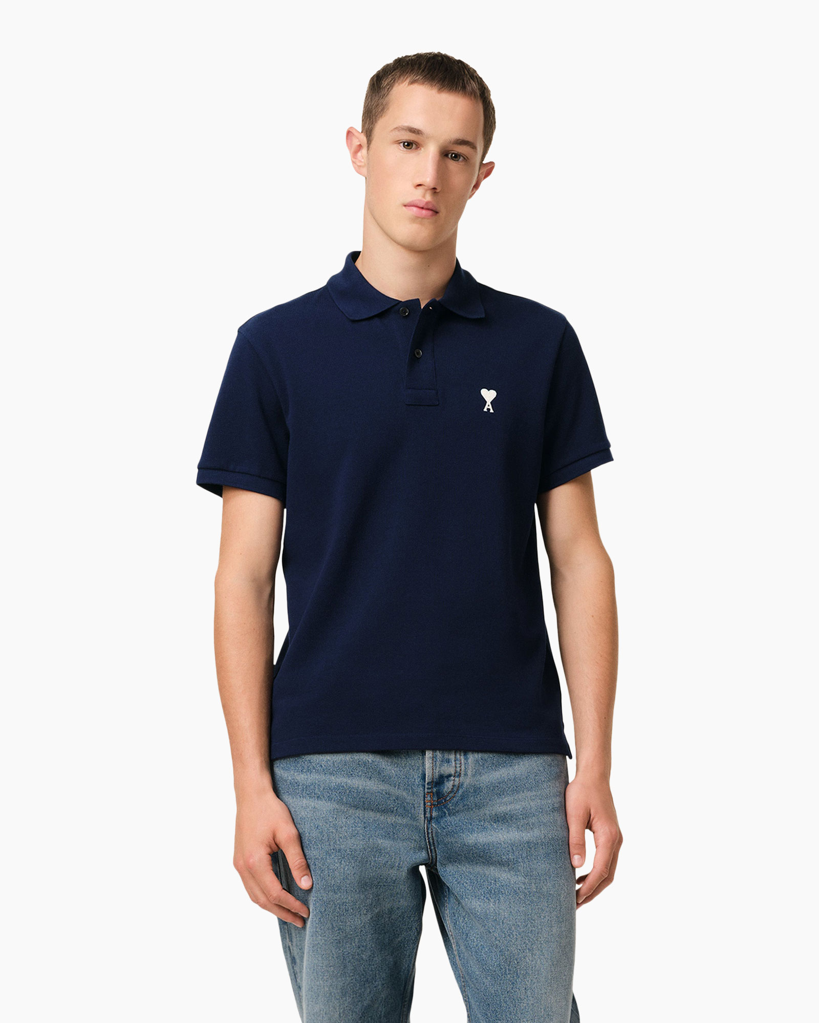 Polo Ami De Coeur Polo Donker Blauw