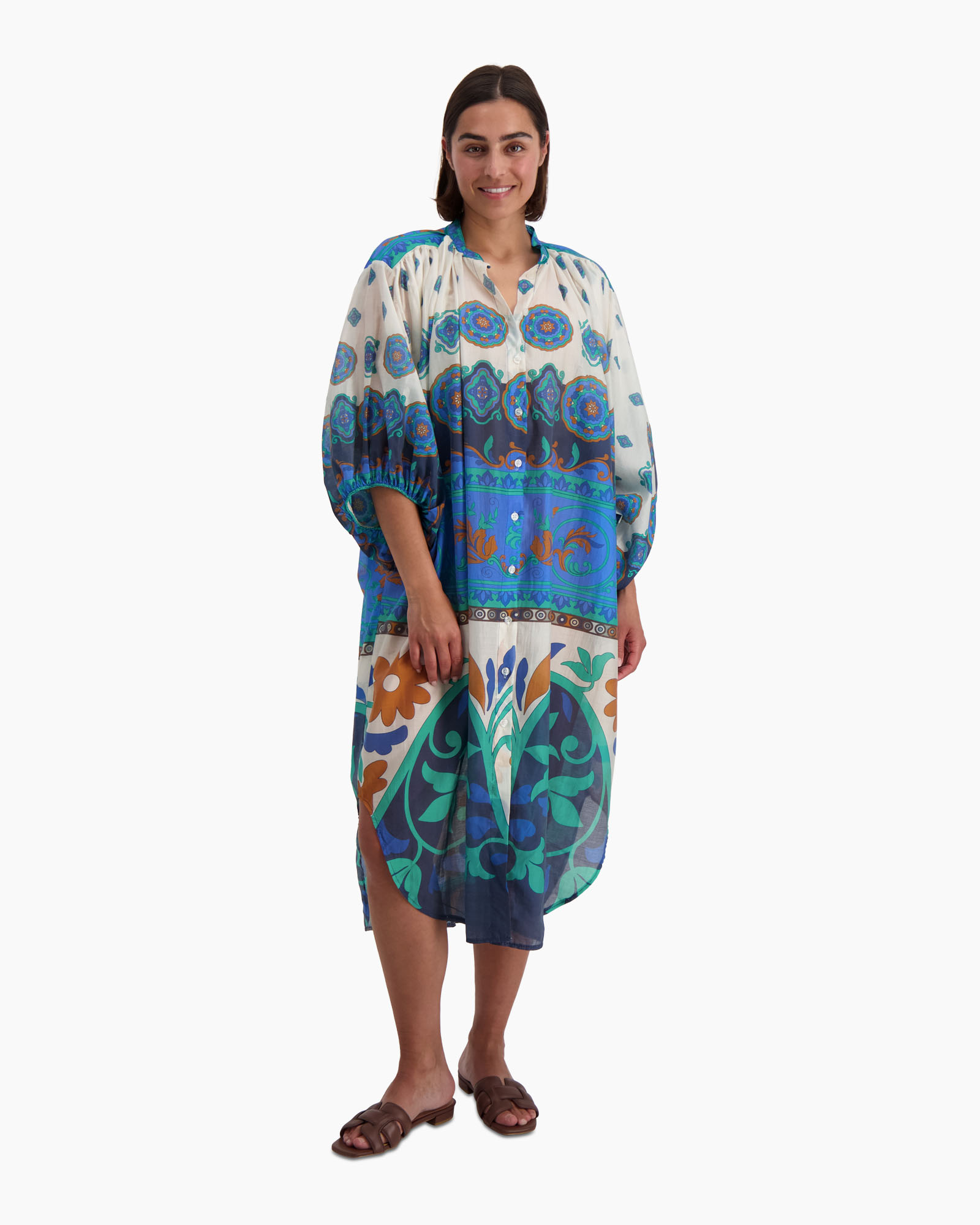 Midi Jurk Gaby Blauw