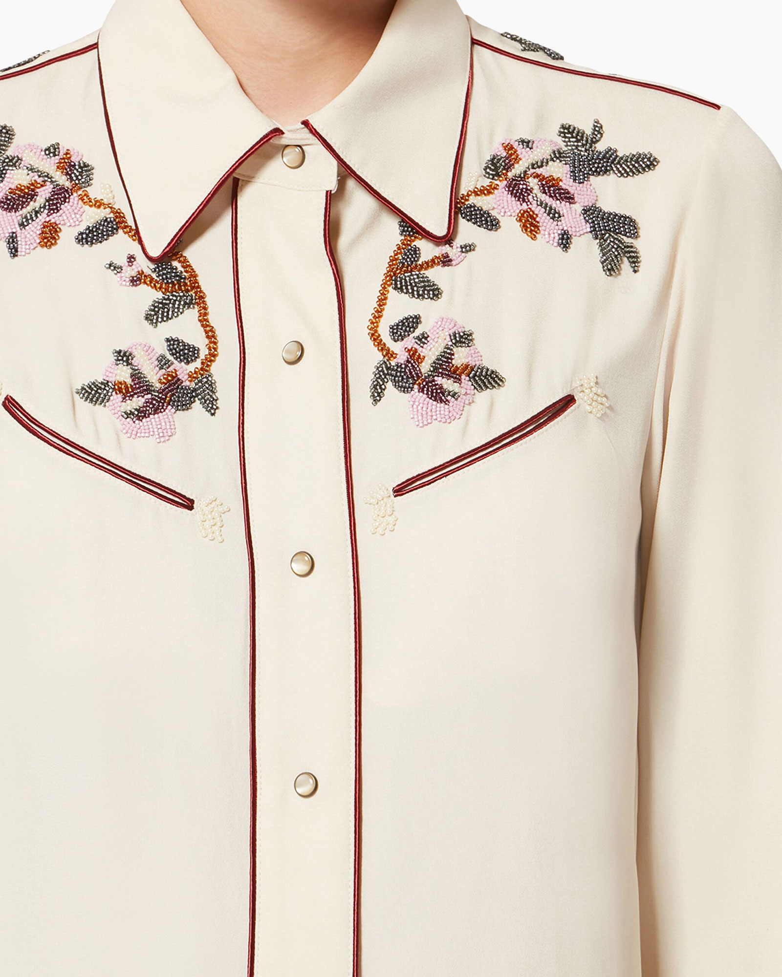 Blouse, Patroon, Borduurwerk, Shirt, Stitch