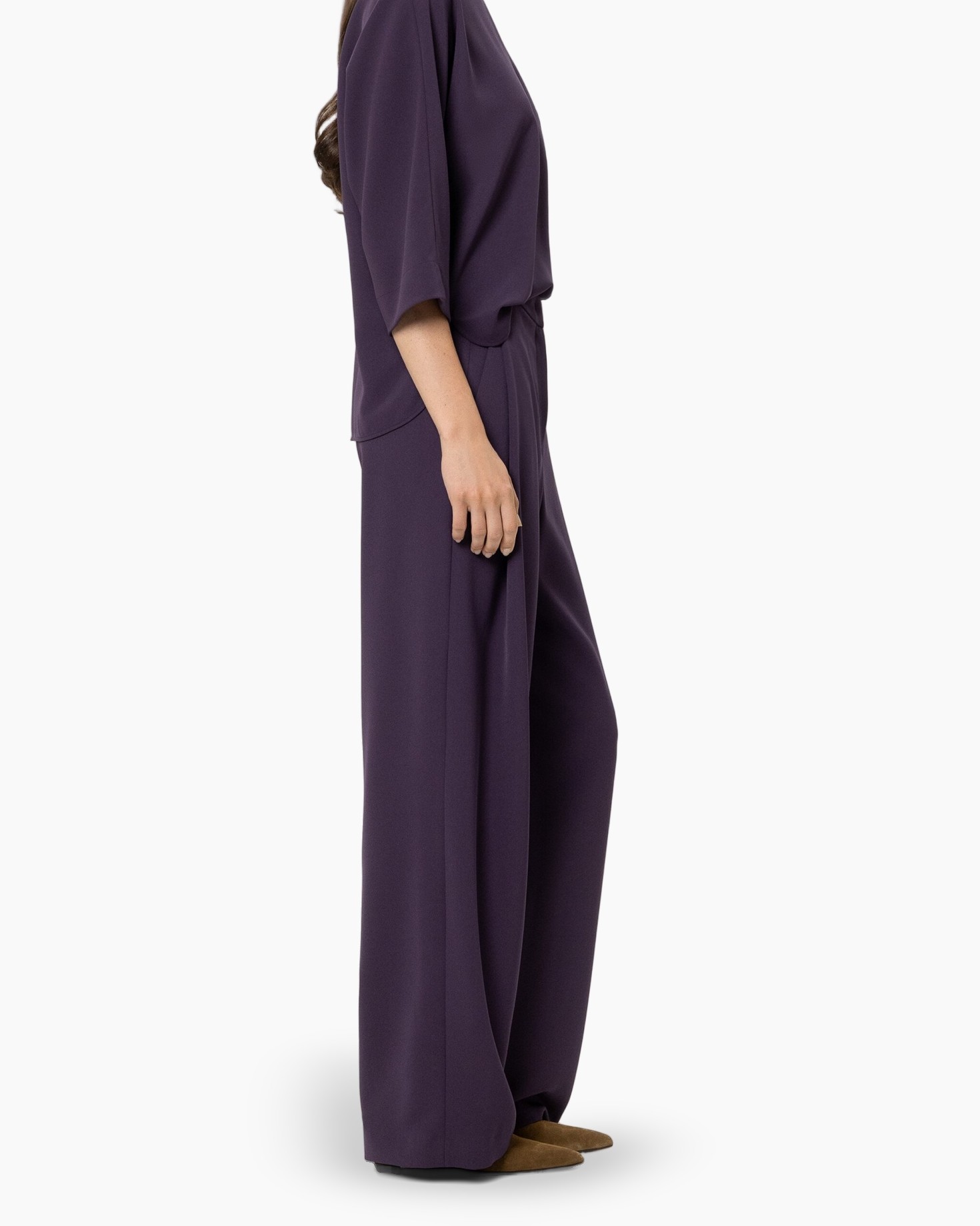 paars, jumpsuit, wijdgaande_pantalon, op maat gemaakte, broek