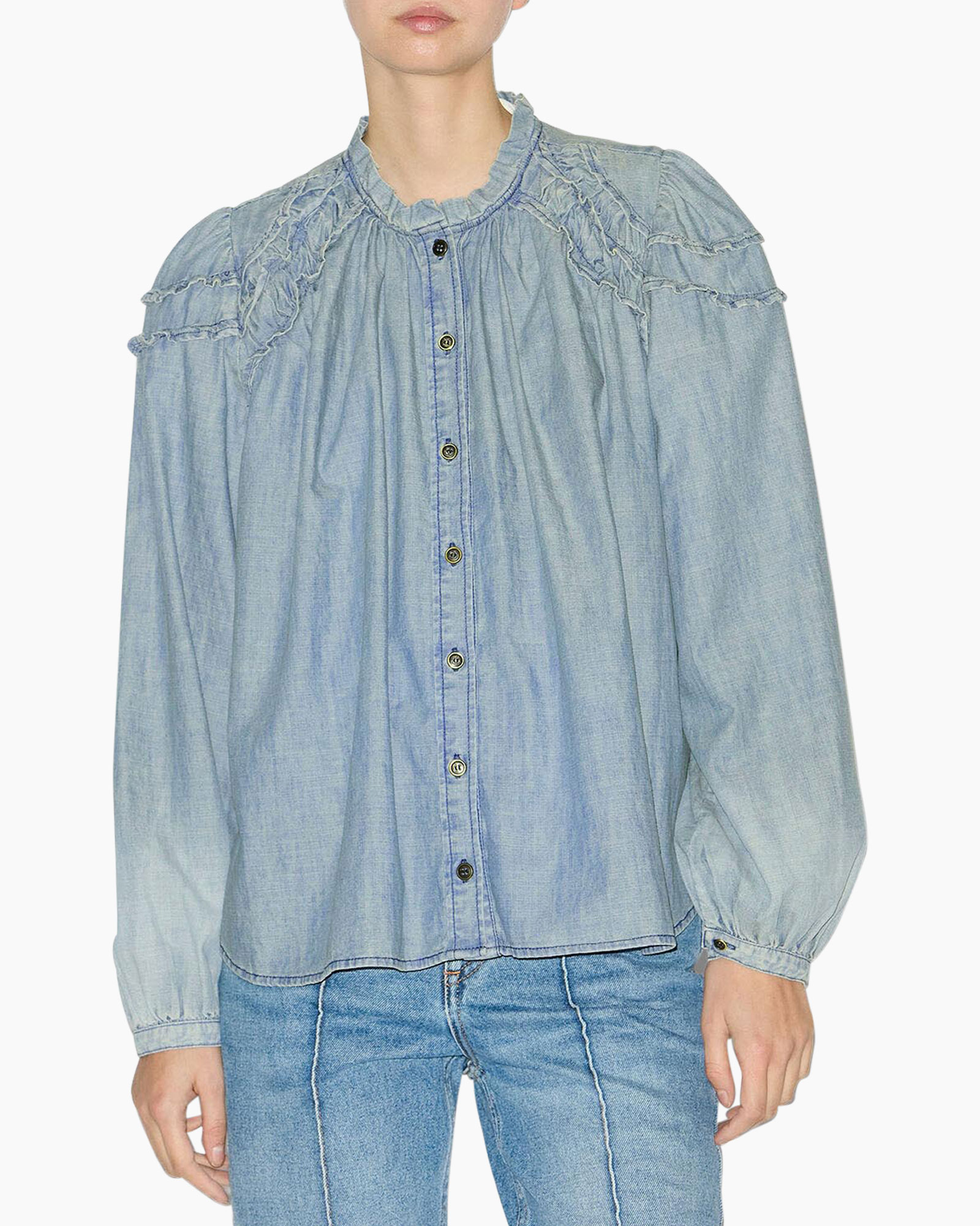 Blouse Milya Blauw