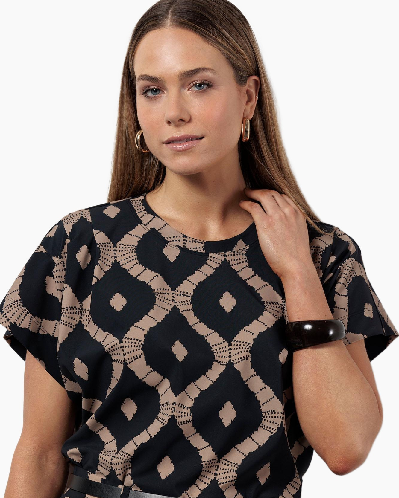 Top Renske Batik Top Rood
