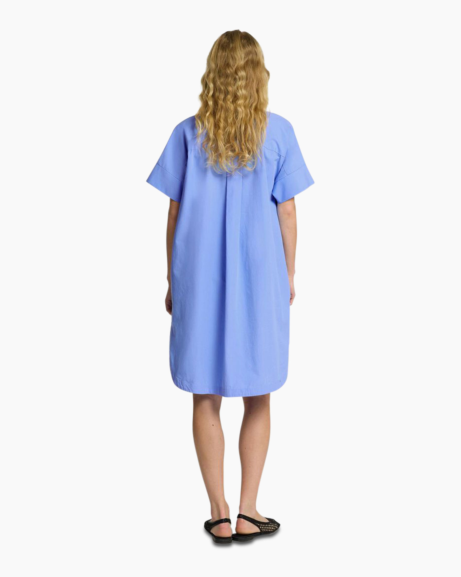 Jurk Blair 2/4 Short Shirt Dress Noos Blauw