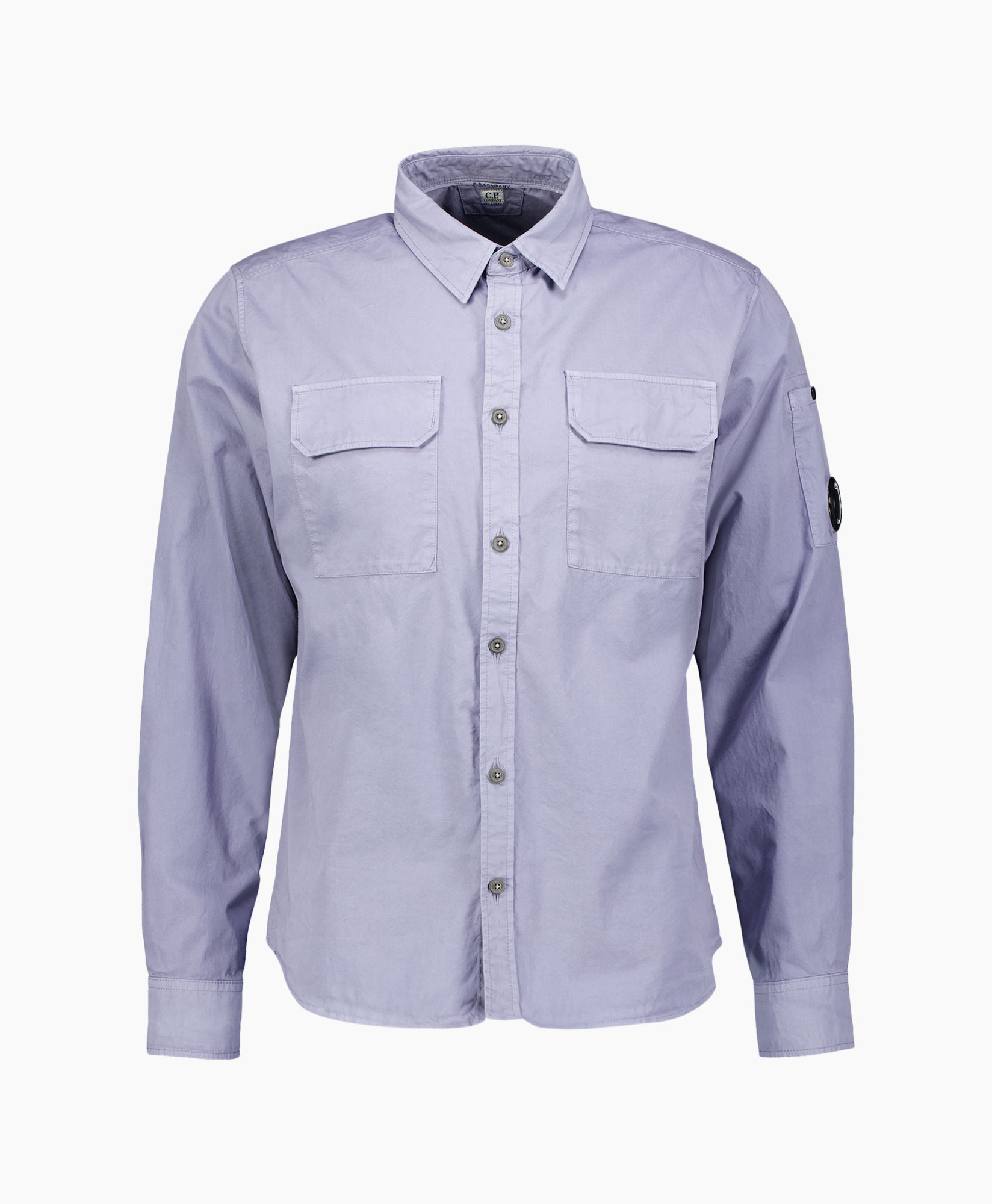 Overshirt Shirt Gabardine Lavendel