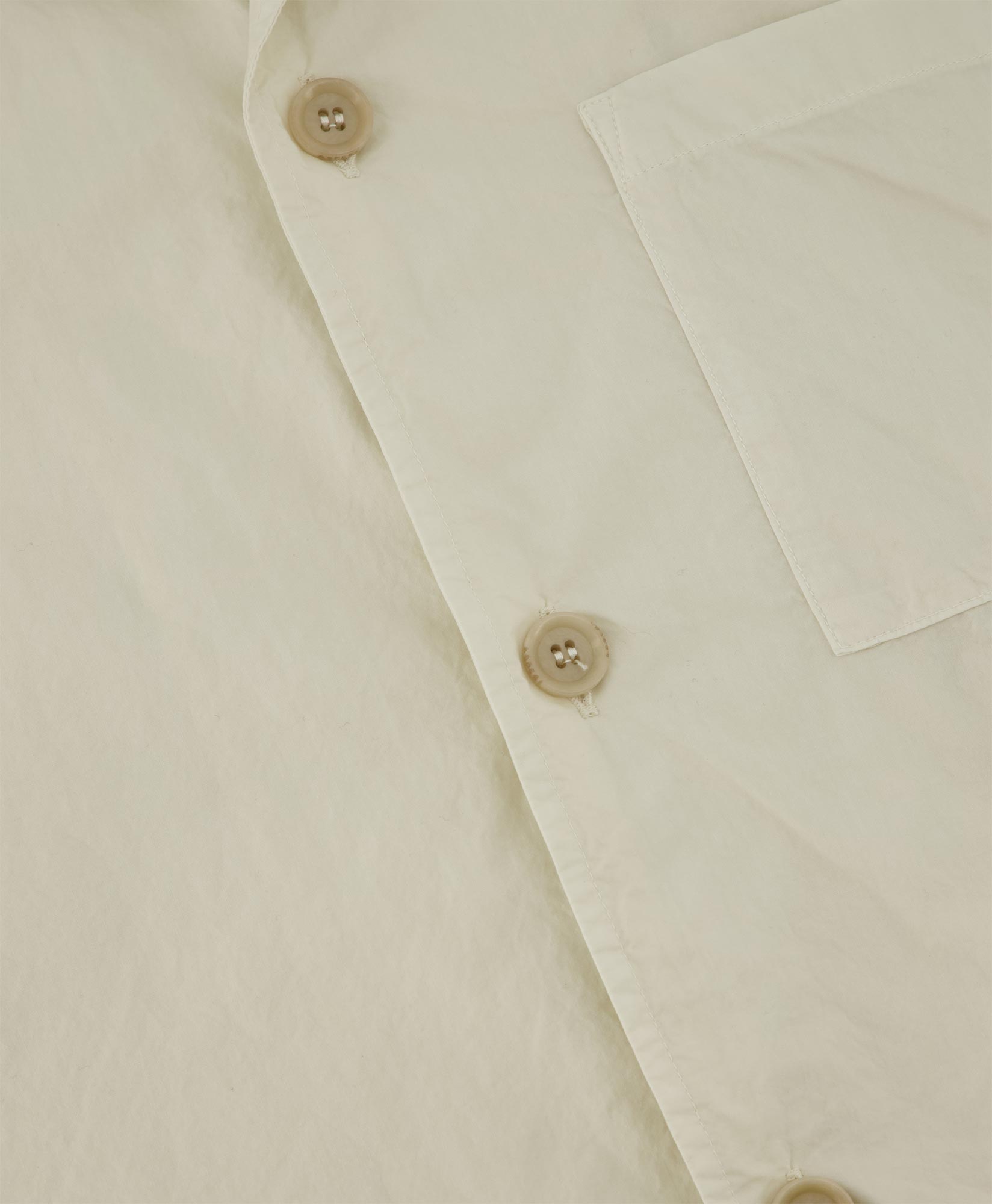 Aspesi Heren Overhemd Camicia Ago Off White
