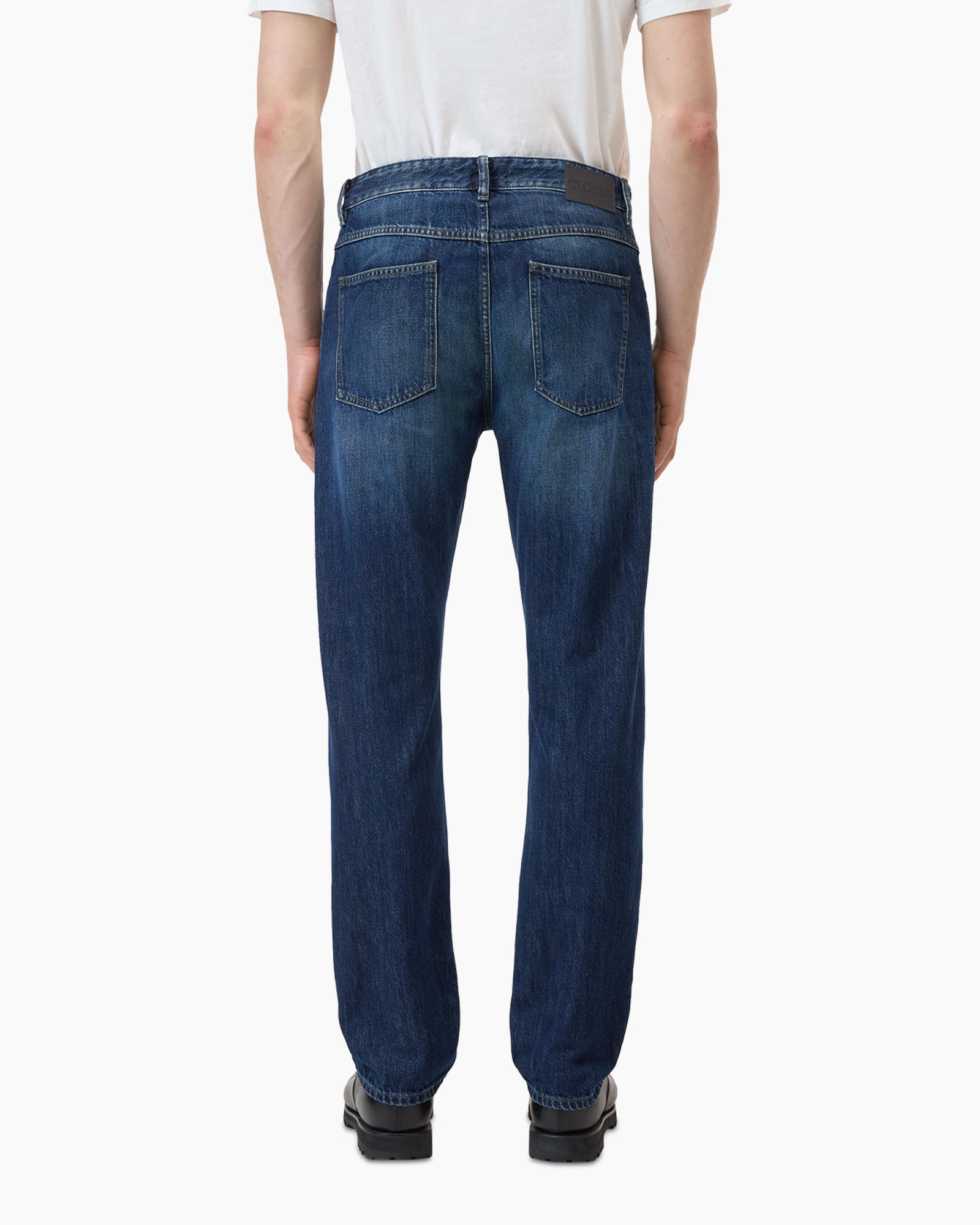 spijkerbroek, denim, blauw, rechte-pas, broek