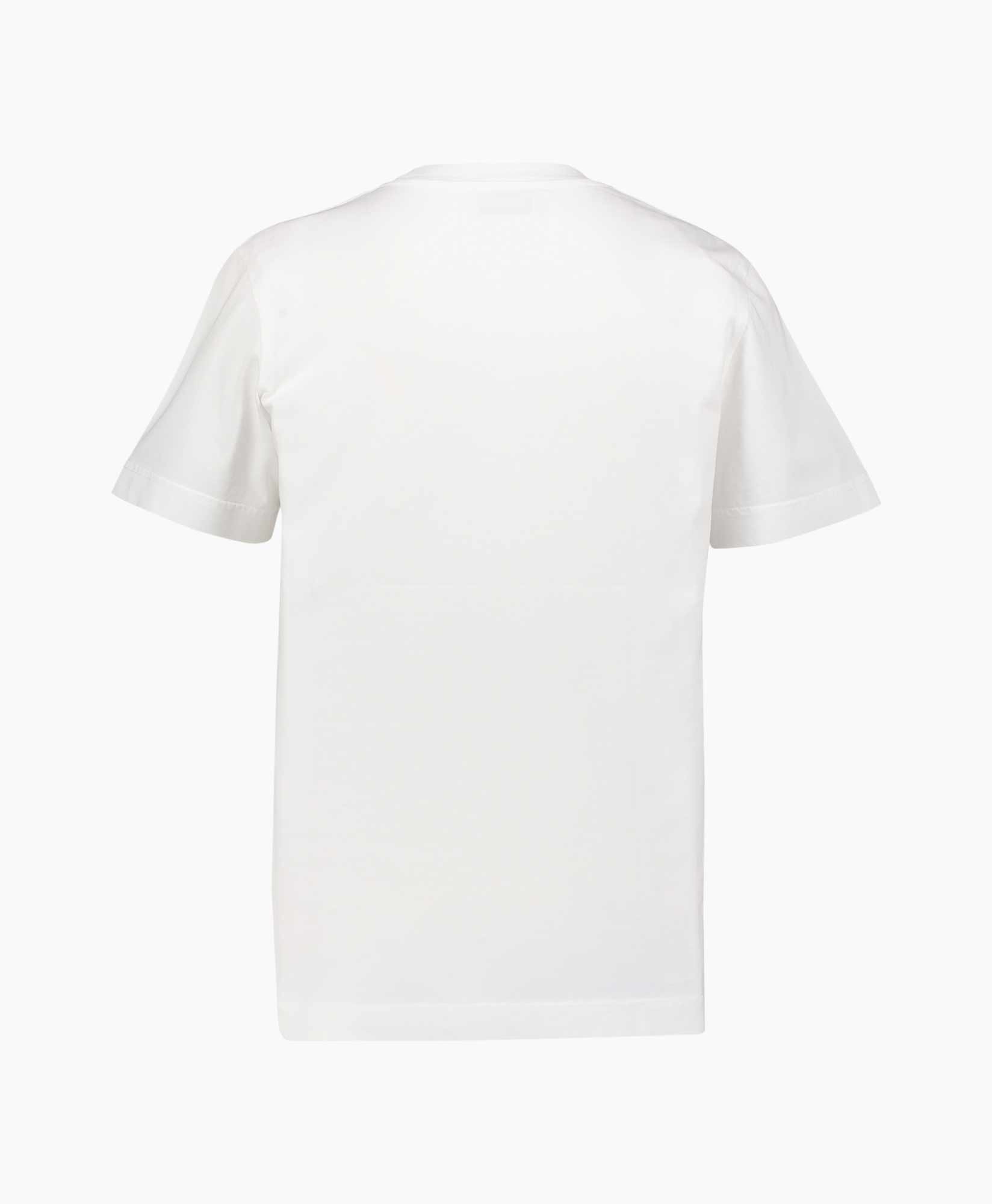 T-shirt Korte Mouw Org Cot Short Sleeve Wit