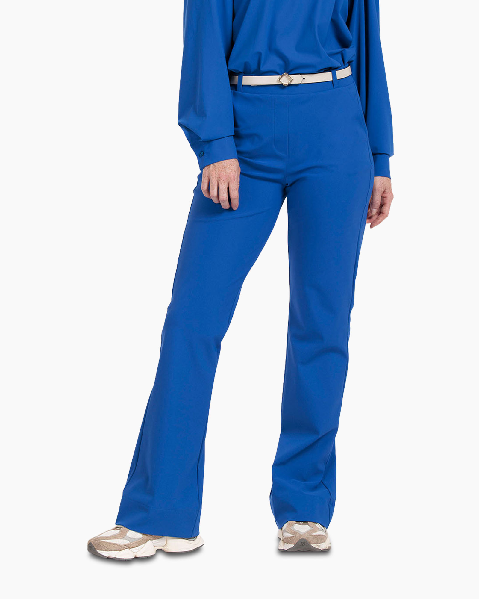 Broek Flair Bonded Trousers Licht Blauw