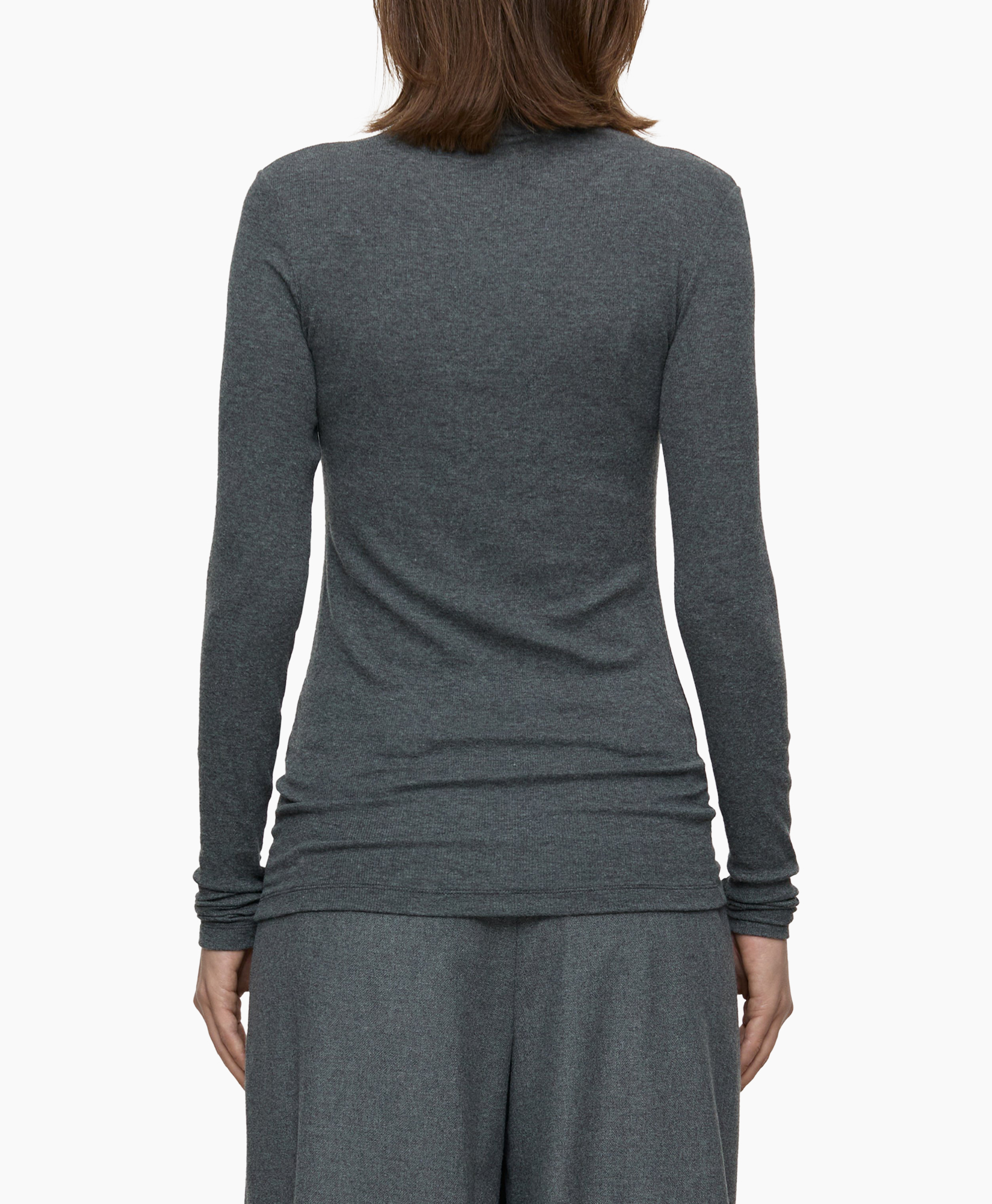 Coltrui Turtle Neck Longsleeve Donker Grijs