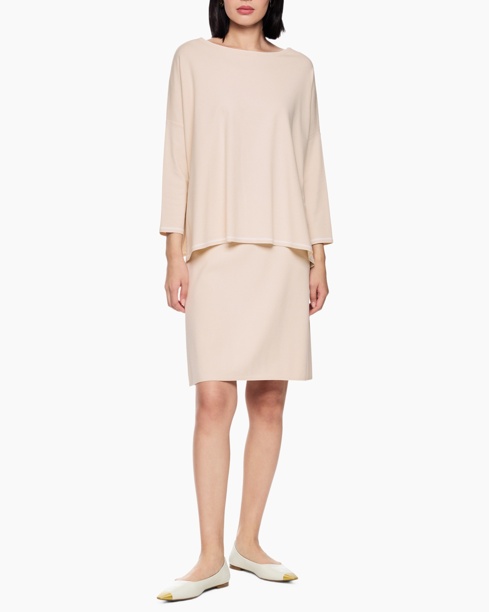 Skirt, Long Sleeve, Adult, Person, Woman