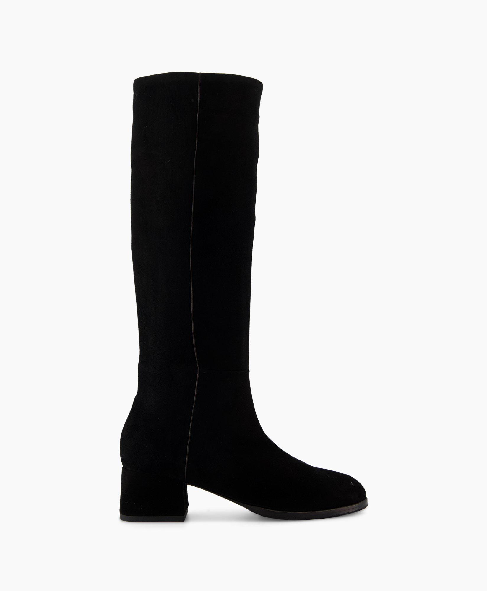 Lange Laars Pelle Stretch Velour Zwart