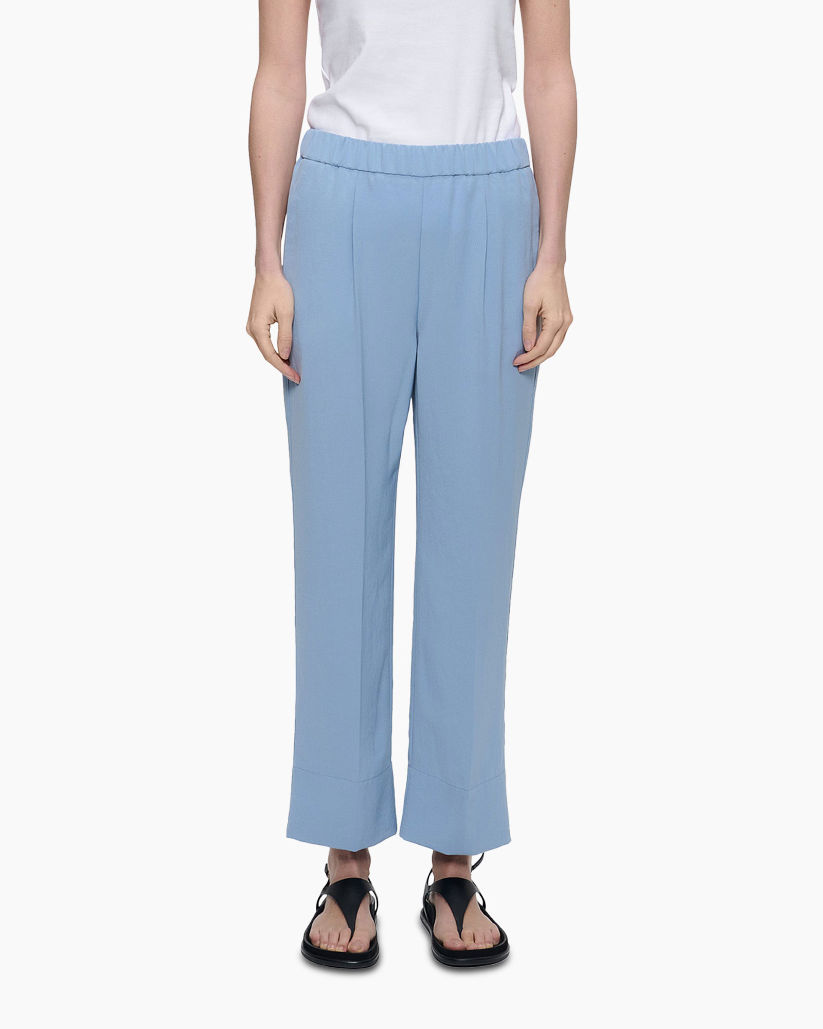 Pantalon Japanese Crepe Sydney Blauw